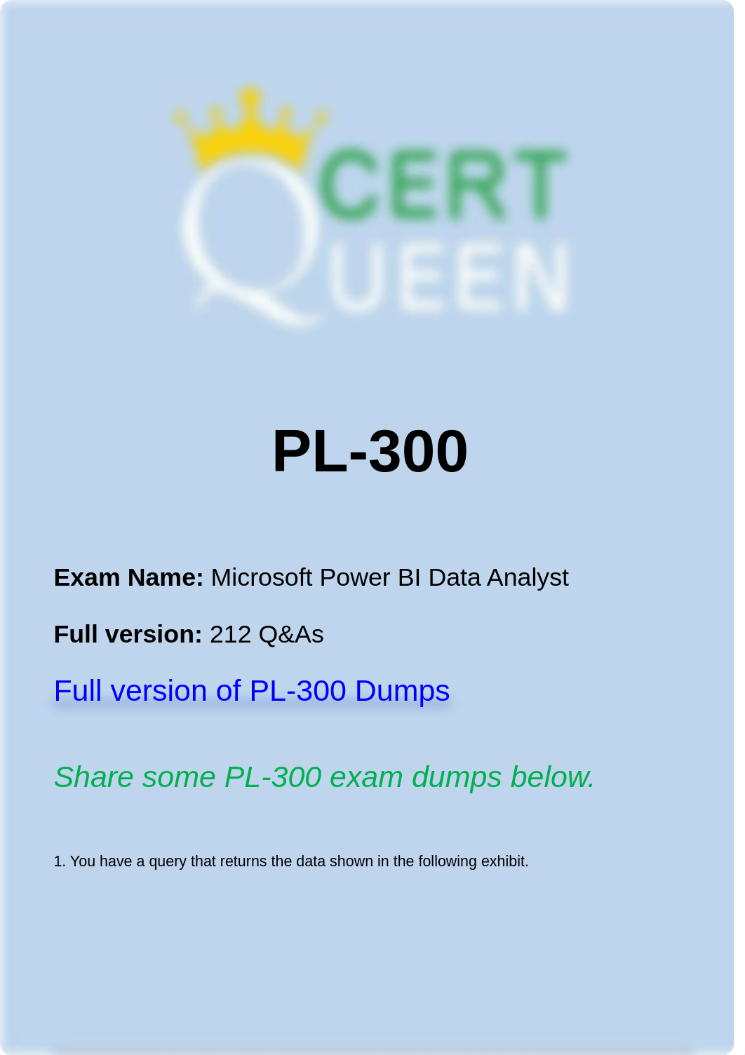 Microsoft PL-300 Exam Updated Questions.pdf_dn9el0v8035_page1