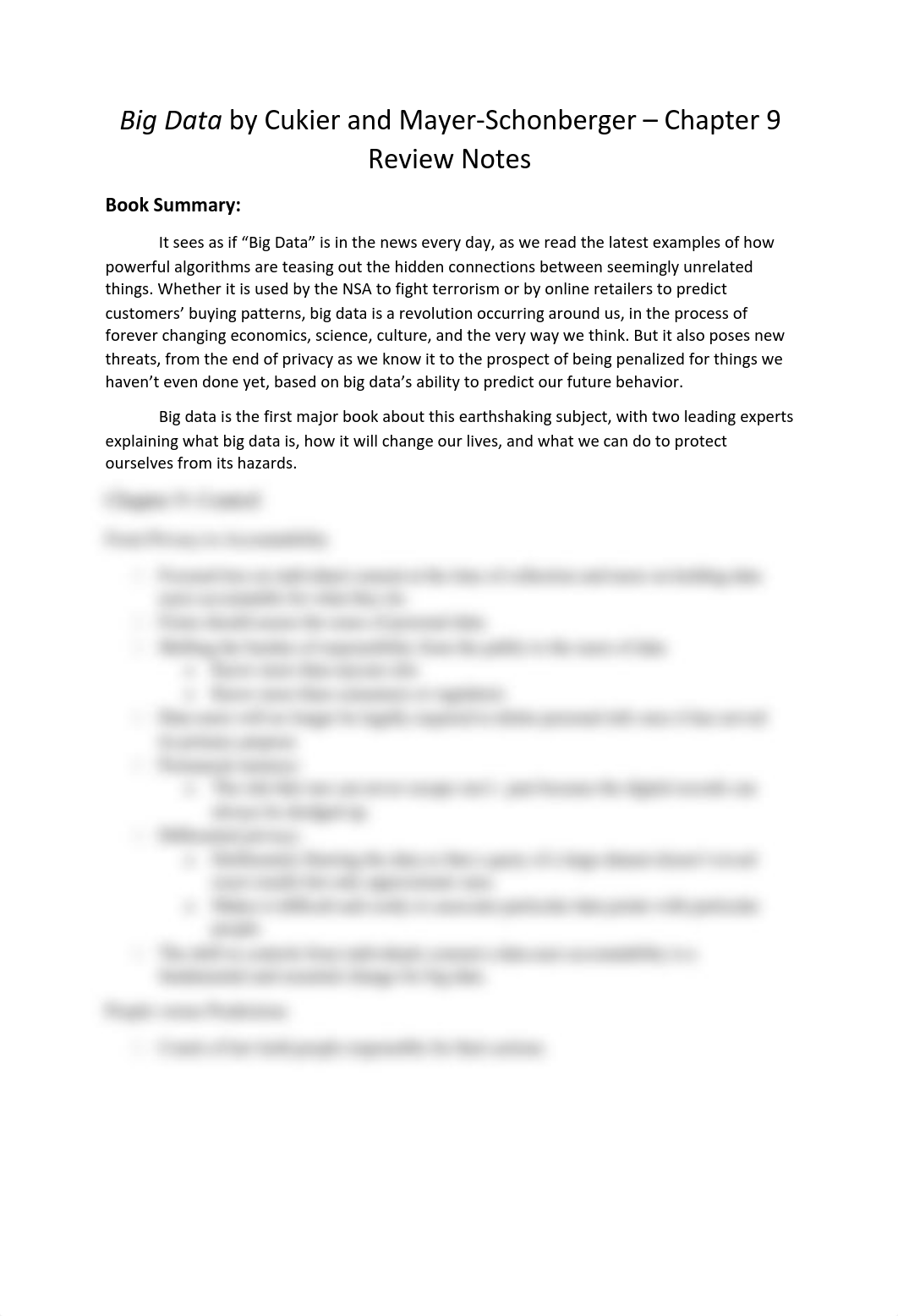 Info Sci 410 Big Data by Cukier and Mayer - Chapter 9 Review on Control_dn9gmp85obv_page1