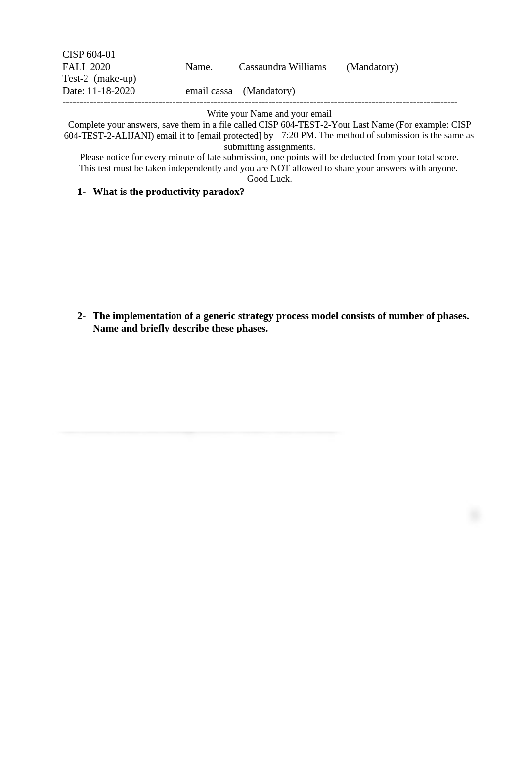 CISP 604 TEST-2 Williams.docx_dn9hoc4paz9_page1