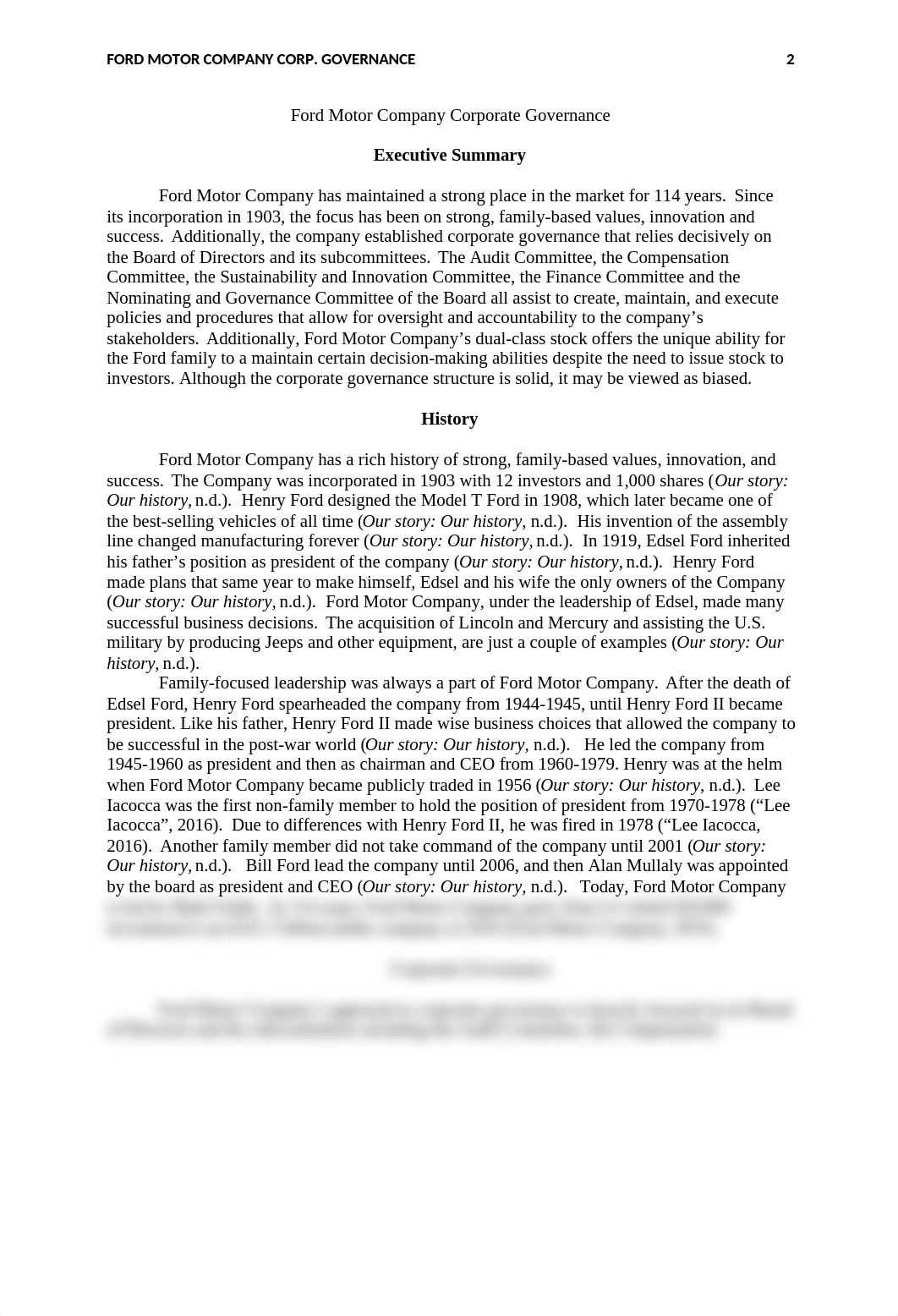 K. Robideau Week 1 - Ford Motor Company Corporate Governance.docx_dn9kx5madmb_page2