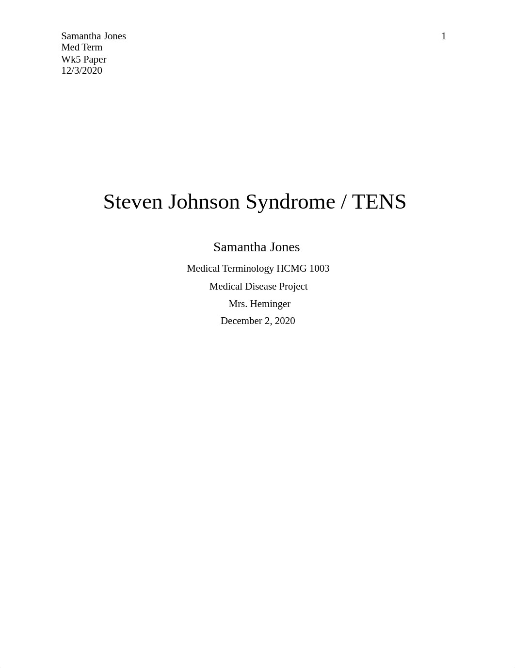 wk5 Med term Steven Johnson Syndrome .docx_dn9ngpt1z54_page1