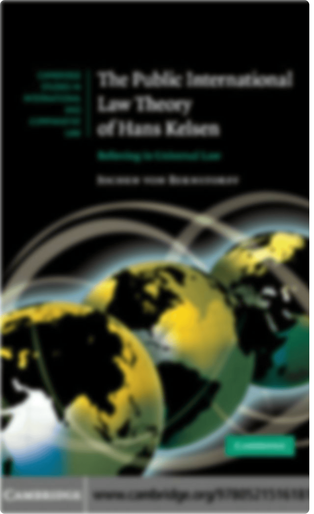 The Public International Law Theory of Hans Kelsen Believing in Universal Law by Jochen Von Bernstor_dn9rubmtcv3_page1