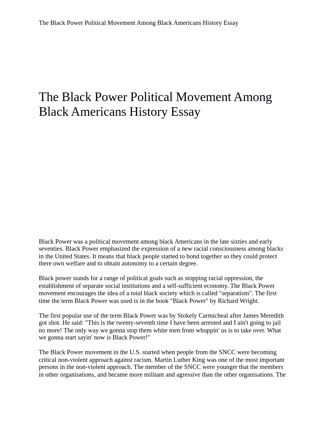 Civil Rights And Black Power Movements History Essay.docx_dn9vfdebptd_page1