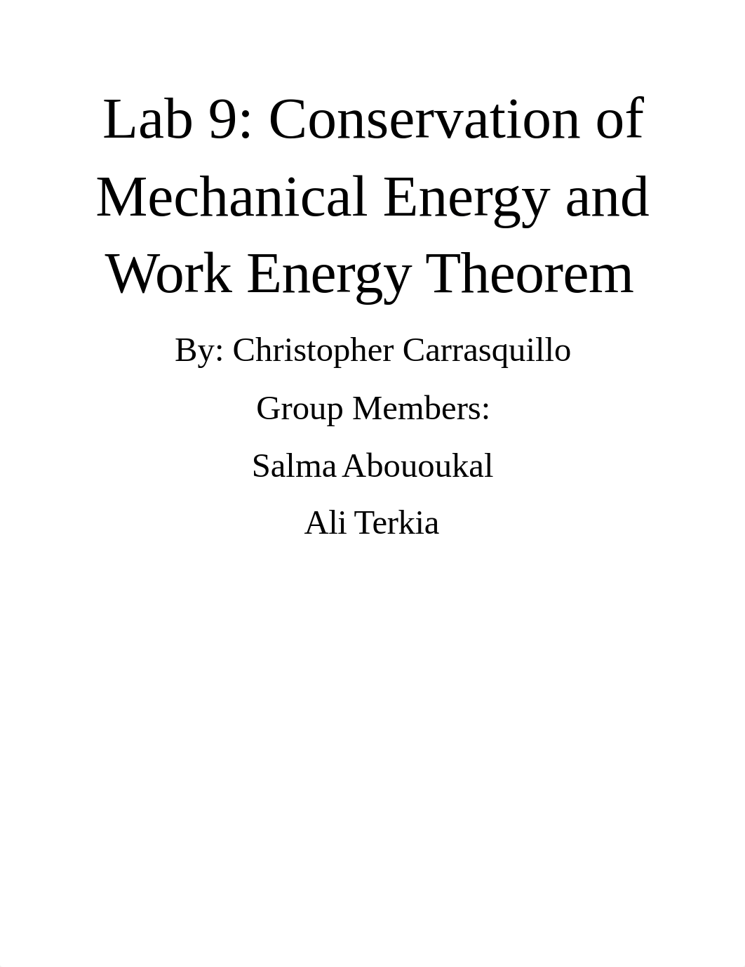 PHY Lab 9 Conservation of Mechanical Energy and Work Energy Theorem.docx_dn9vku8q97f_page1