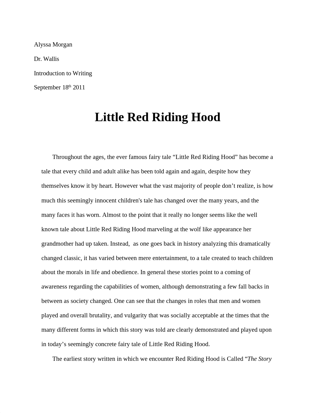 Little Red riding Hood Pre-write_dn9y0hd4lfg_page1