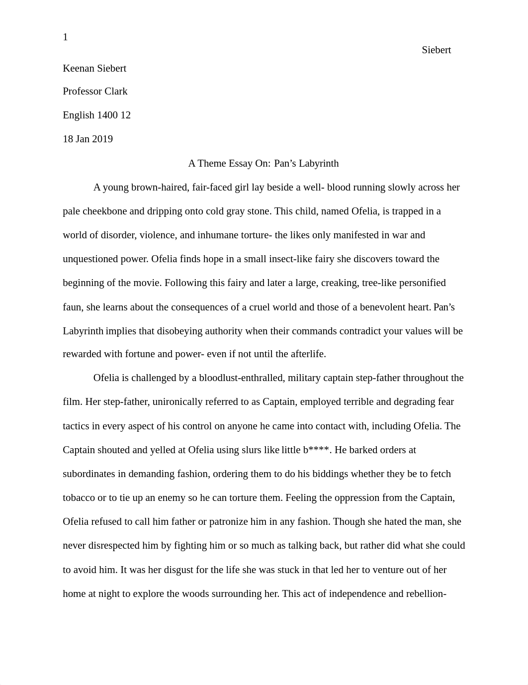 Pan's Labyrinth Theme Essay_dna7jhu7sjf_page1