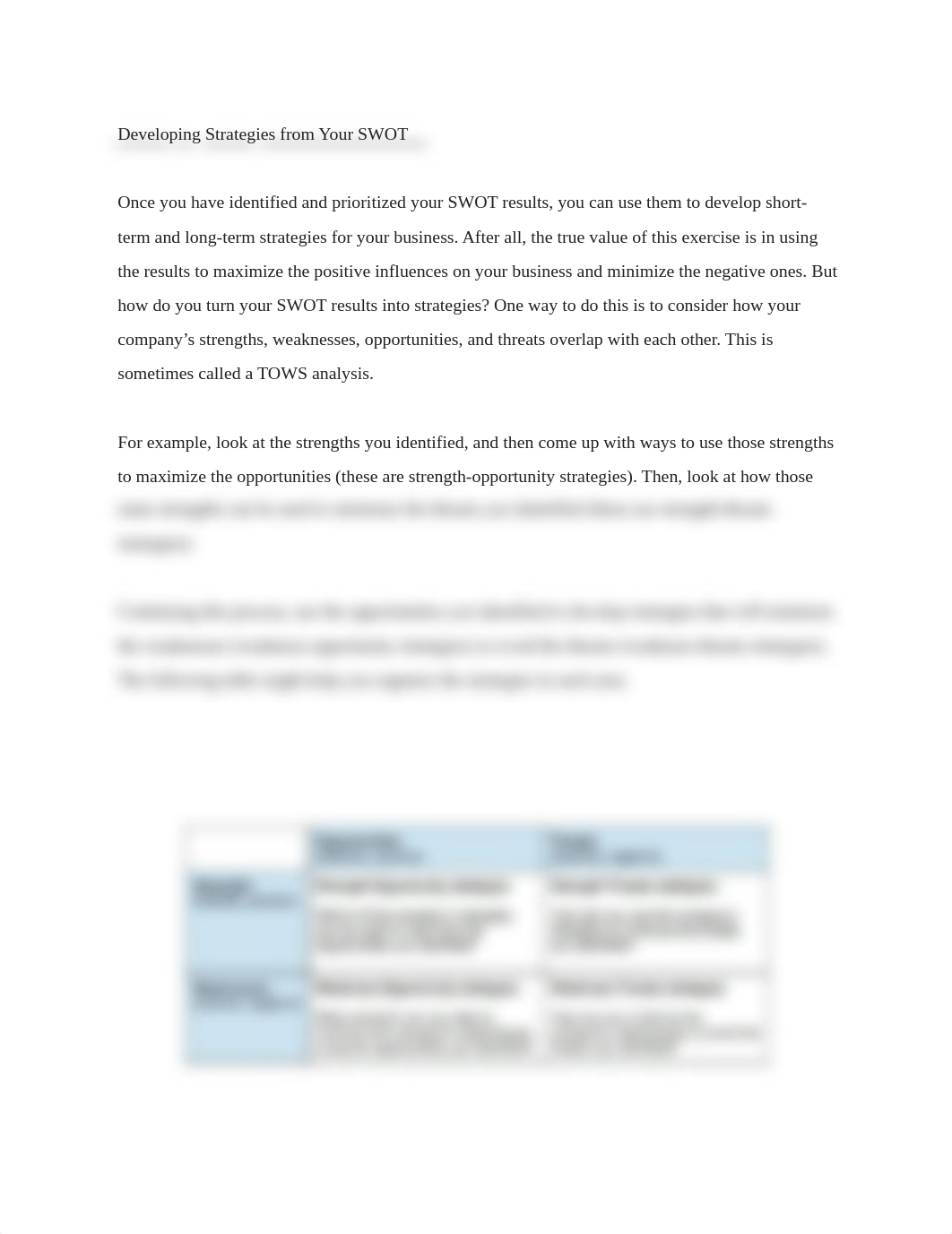 Developing Strategies from Your SWOT_dnaut8gnd2s_page1