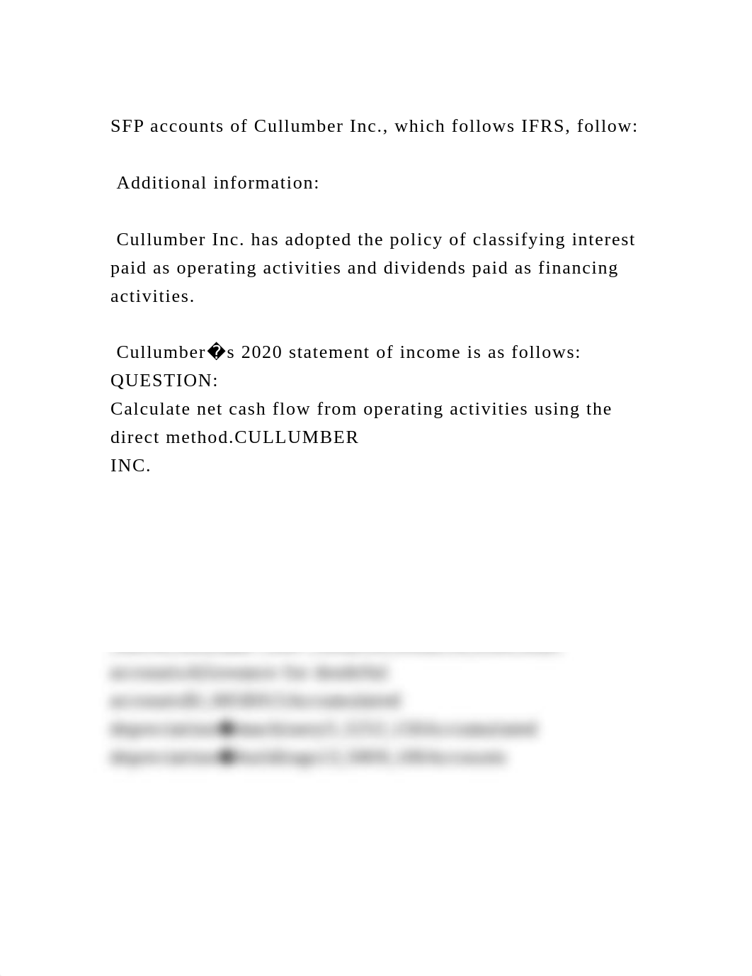 SFP accounts of Cullumber Inc., which follows IFRS, follow Addi.docx_dnbg9c8ia68_page2