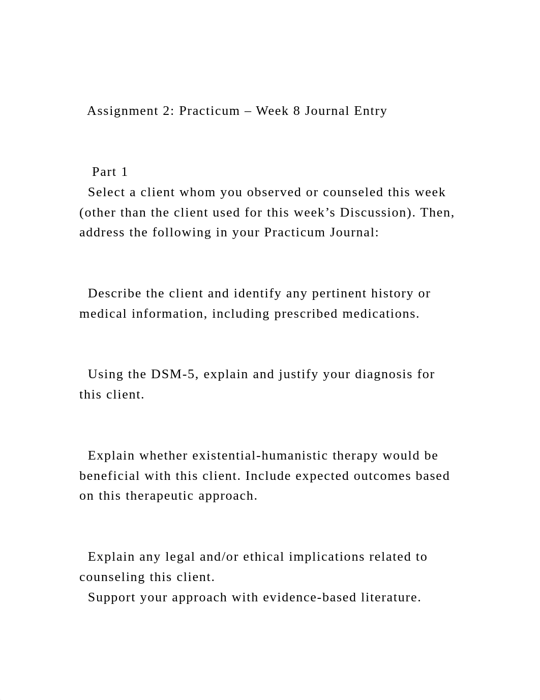 Assignment 2 Practicum - Week 8 Journal Entry    Part .docx_dnbjcifflfx_page2