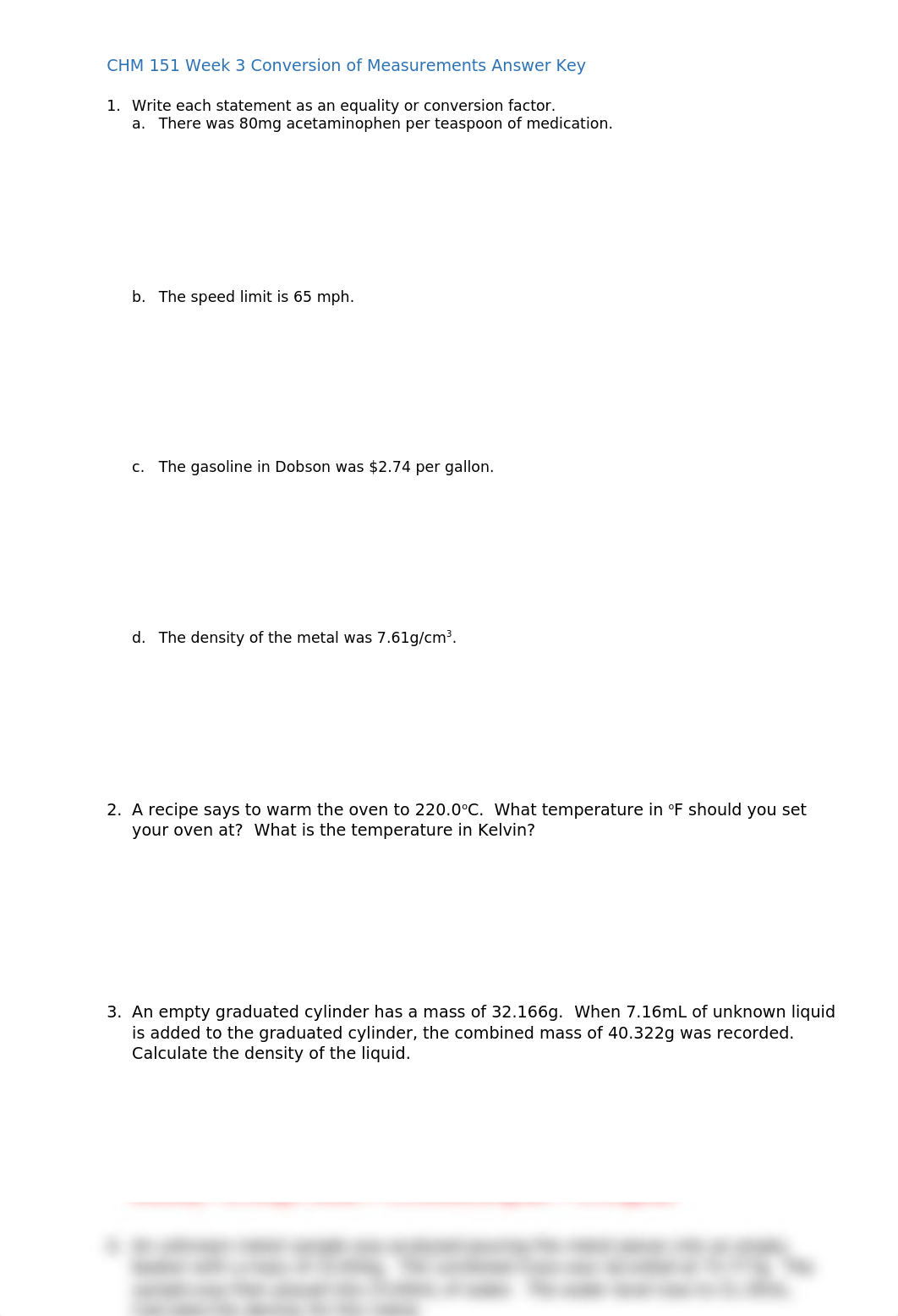 CHM 151 Week 3 Conversion of Measurements Answer key.docx_dnbwp8iljuu_page1