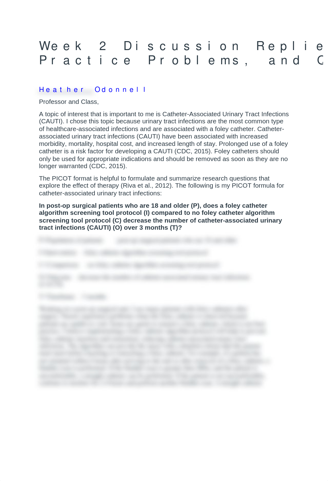 Week 2 Discussion Replies - Research, Practice Problems, and Questions.docx_dnc08drific_page1