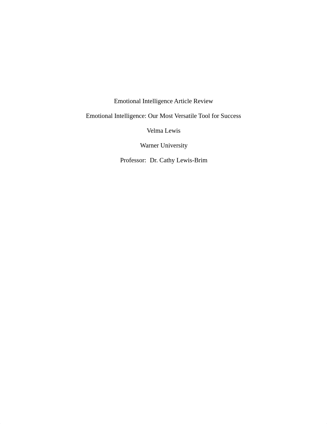 Lewis - Emotional Intelligence Article Review_dnc8m67j5gd_page1