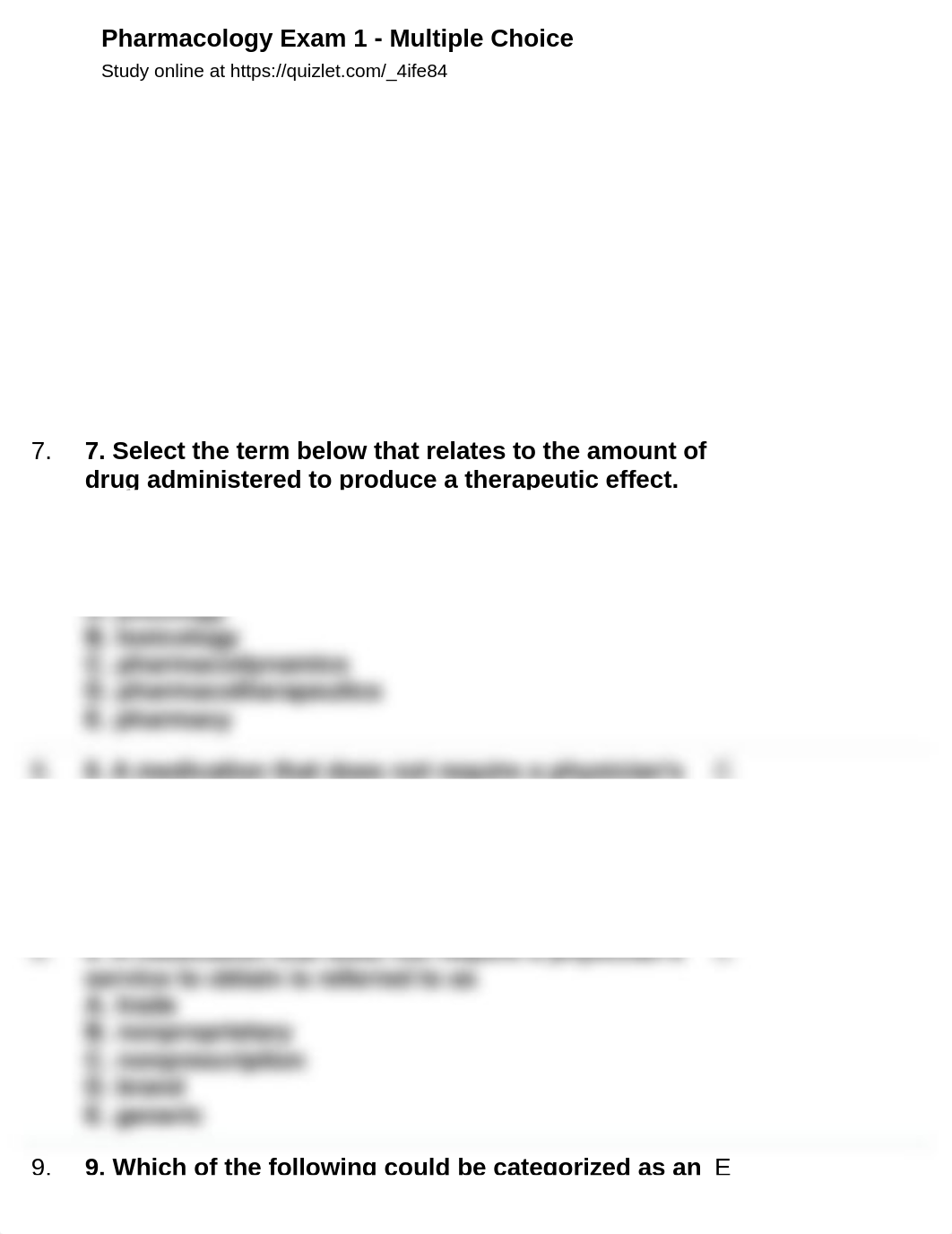 Pharmacology Exam 1 - Multiple Choice.pdf_dnch48xyyq6_page2