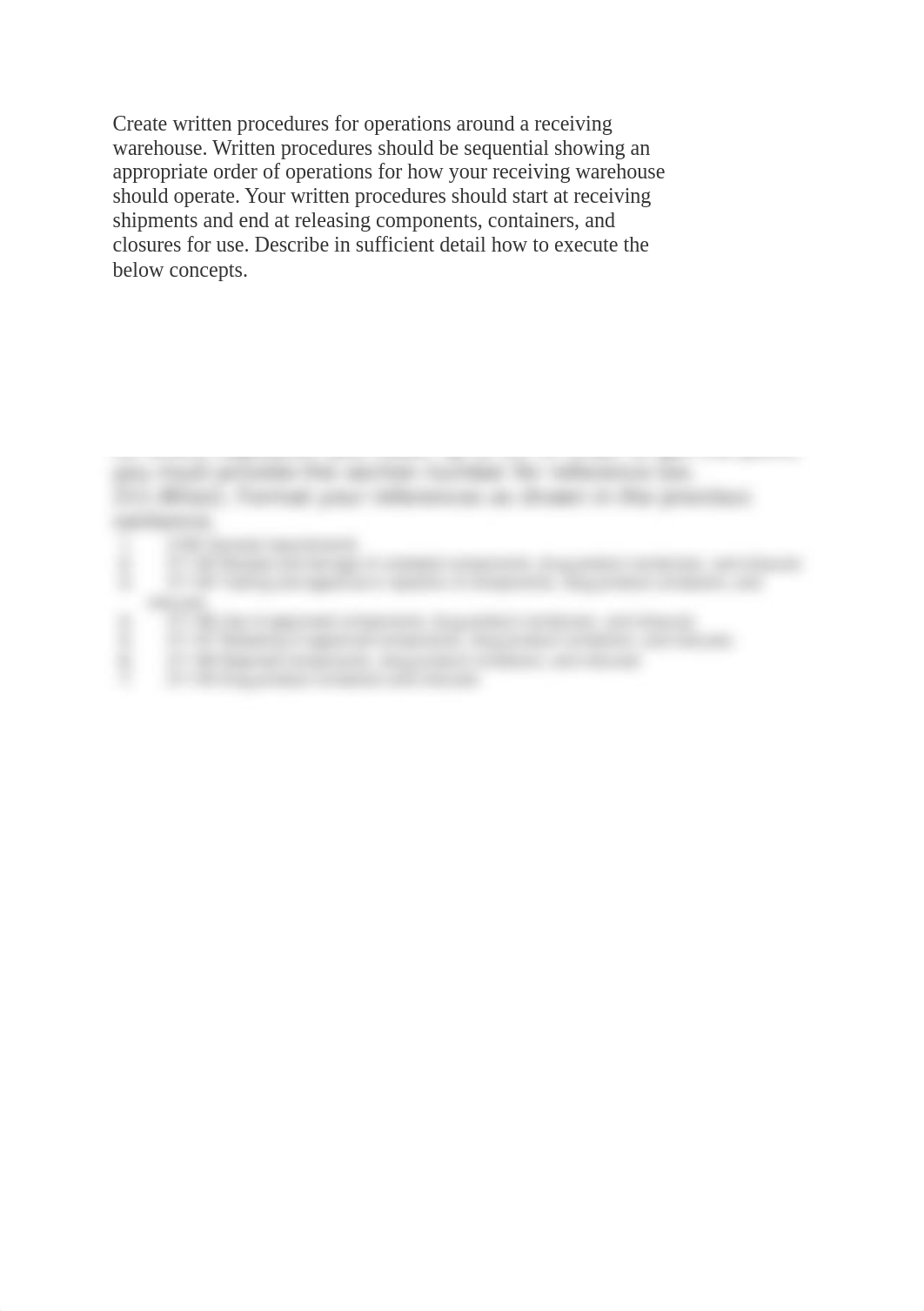 Create written procedures for operations around a receiving warehouse.docx_dncmn3wfg8q_page1