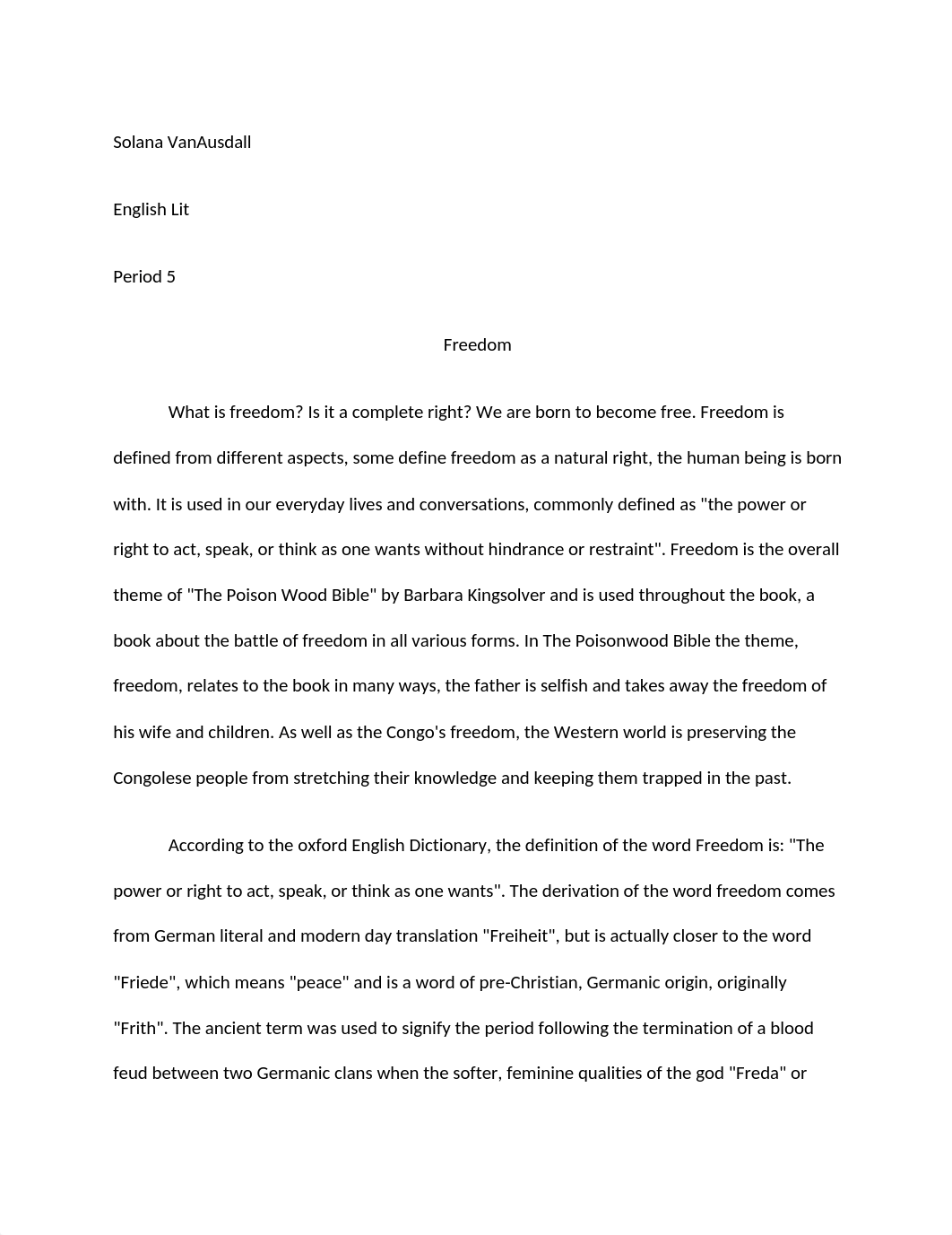 Poisonwood Bible freedom paper-English Lit.docx_dncter2mqax_page1