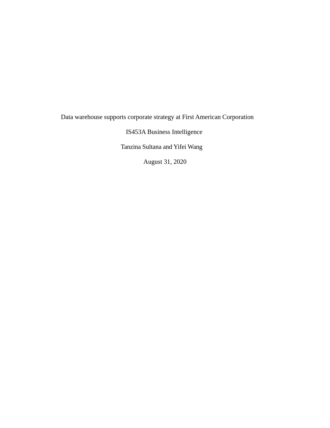 Data warehouse supports corporate strategy at First American Corporation-1.docx_dncwoiz987t_page1