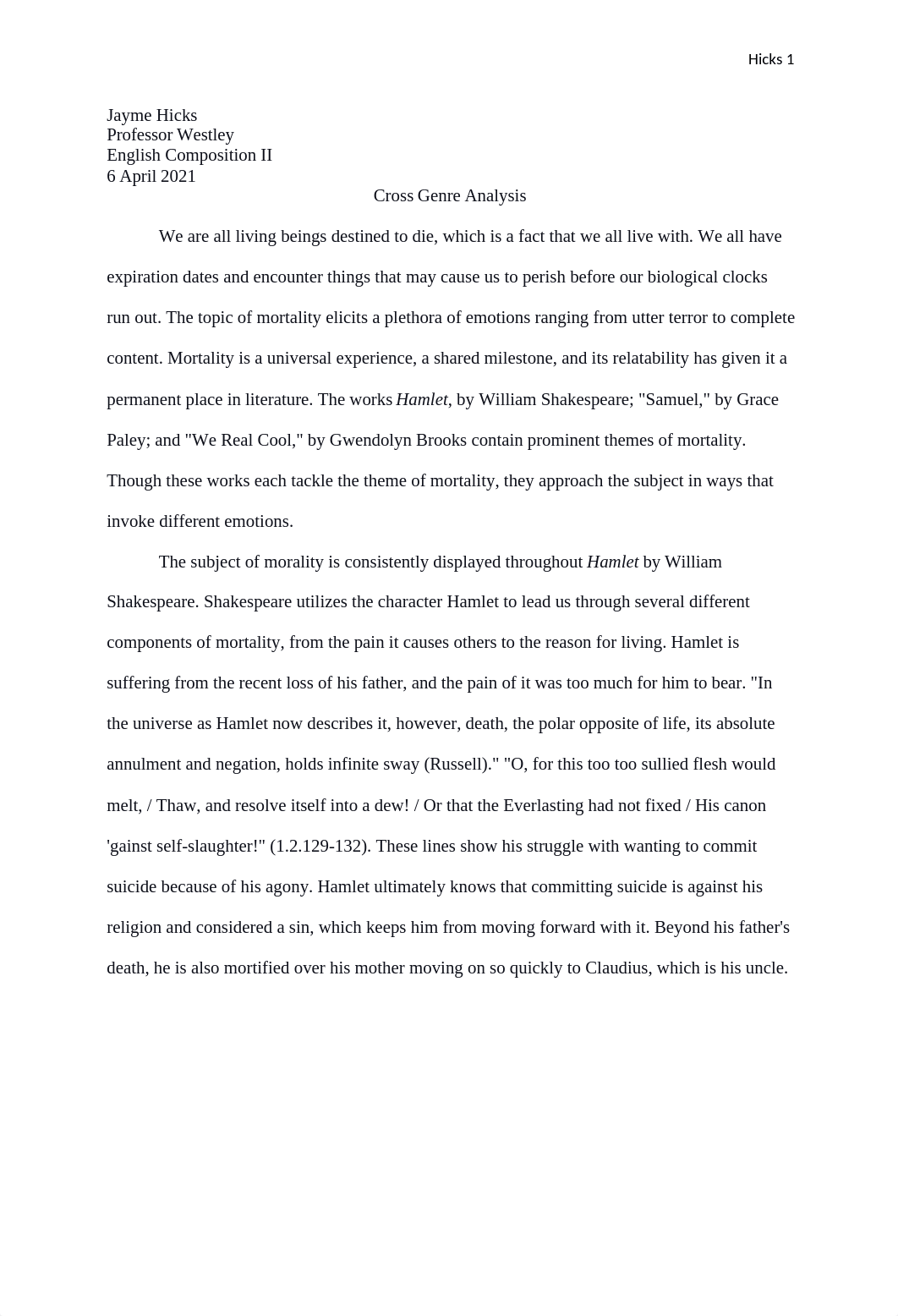 Cross Genre Analysis.docx_dndikioaxda_page1