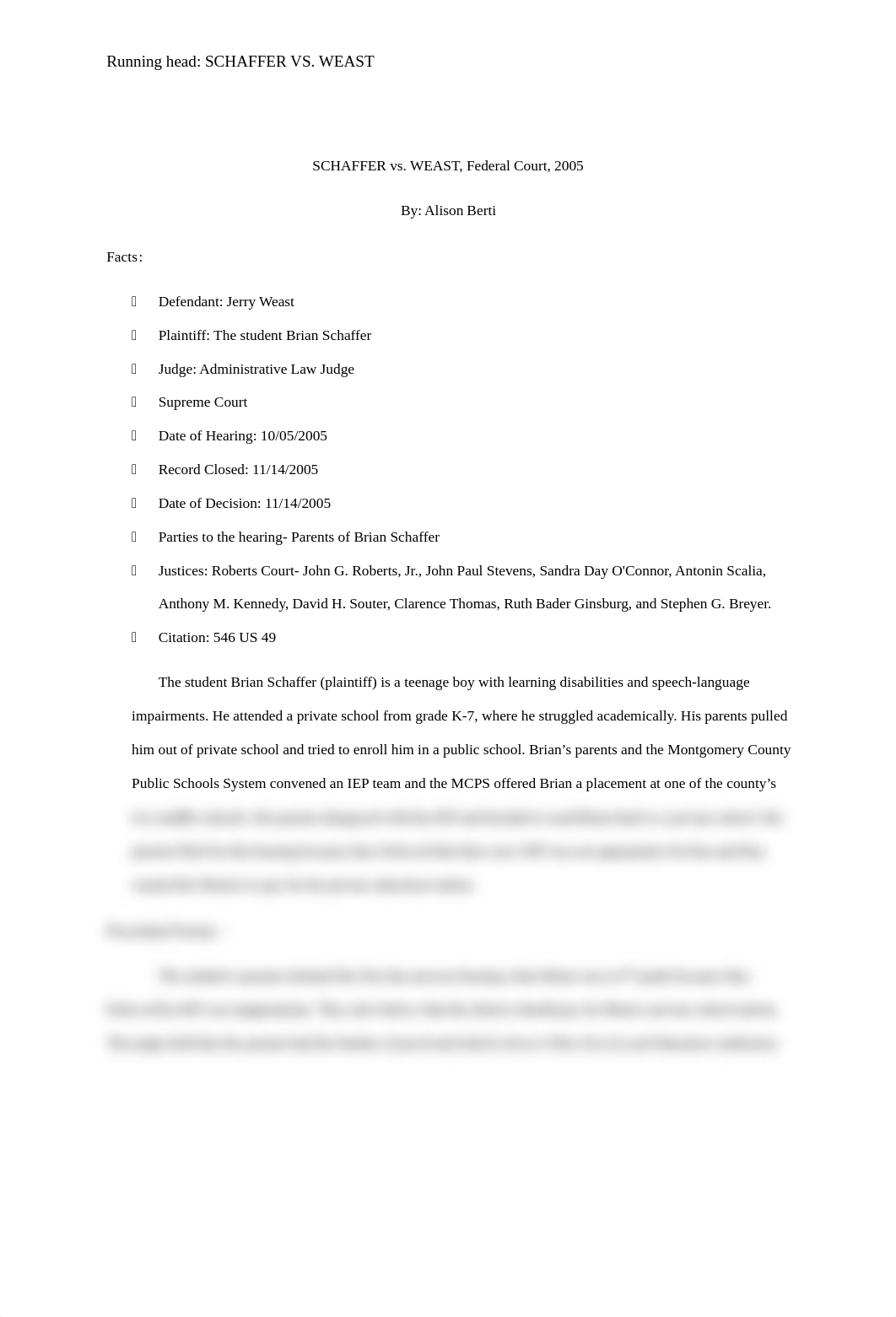 special education 400 supreme court case schaffer vs weast.docx_dndip4ptw6f_page1