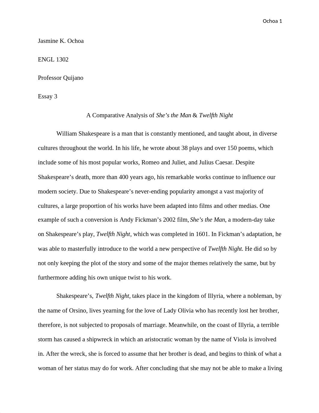 A Comparative Analysis of She's the Man and Twelfth Night.docx_dndmwju6kp4_page1