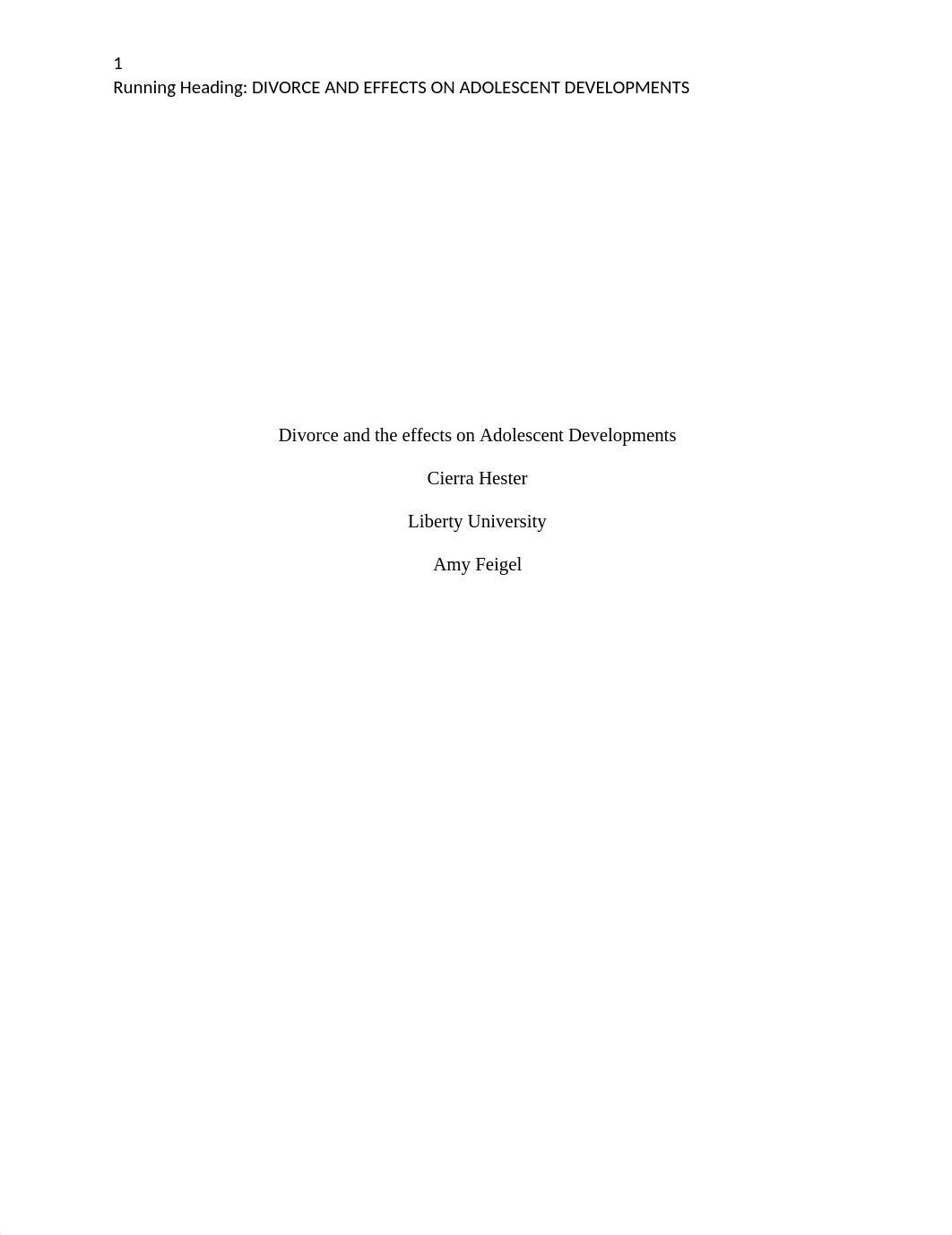 Divorce and the effects on Adolescent Developments.docx_dndqp2hsi86_page1