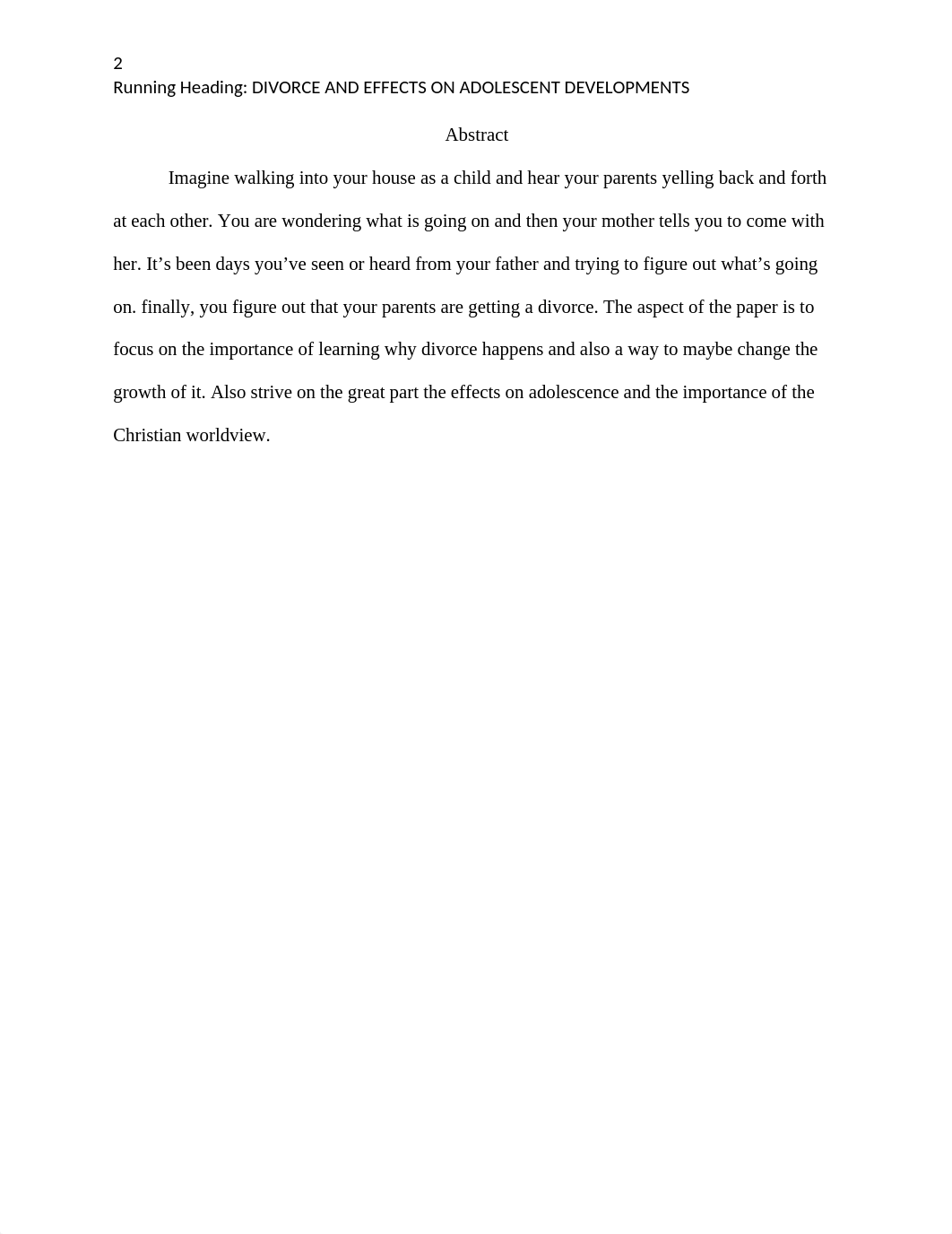 Divorce and the effects on Adolescent Developments.docx_dndqp2hsi86_page2