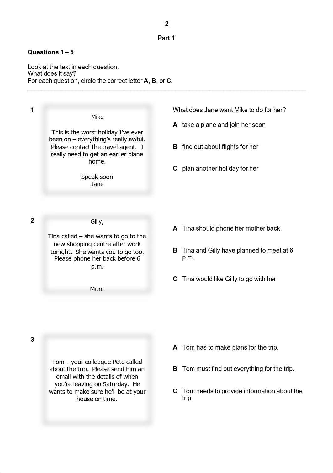 Empower Second Edition B1 Competency Reading Test.pdf_dndr0x2c25c_page2