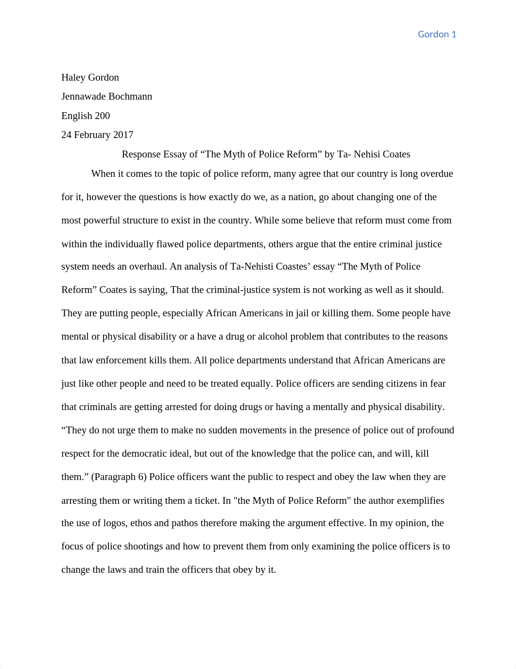 The Myth of Police Reform by Haley Gordon Unit 2_dndwxkqpupk_page1