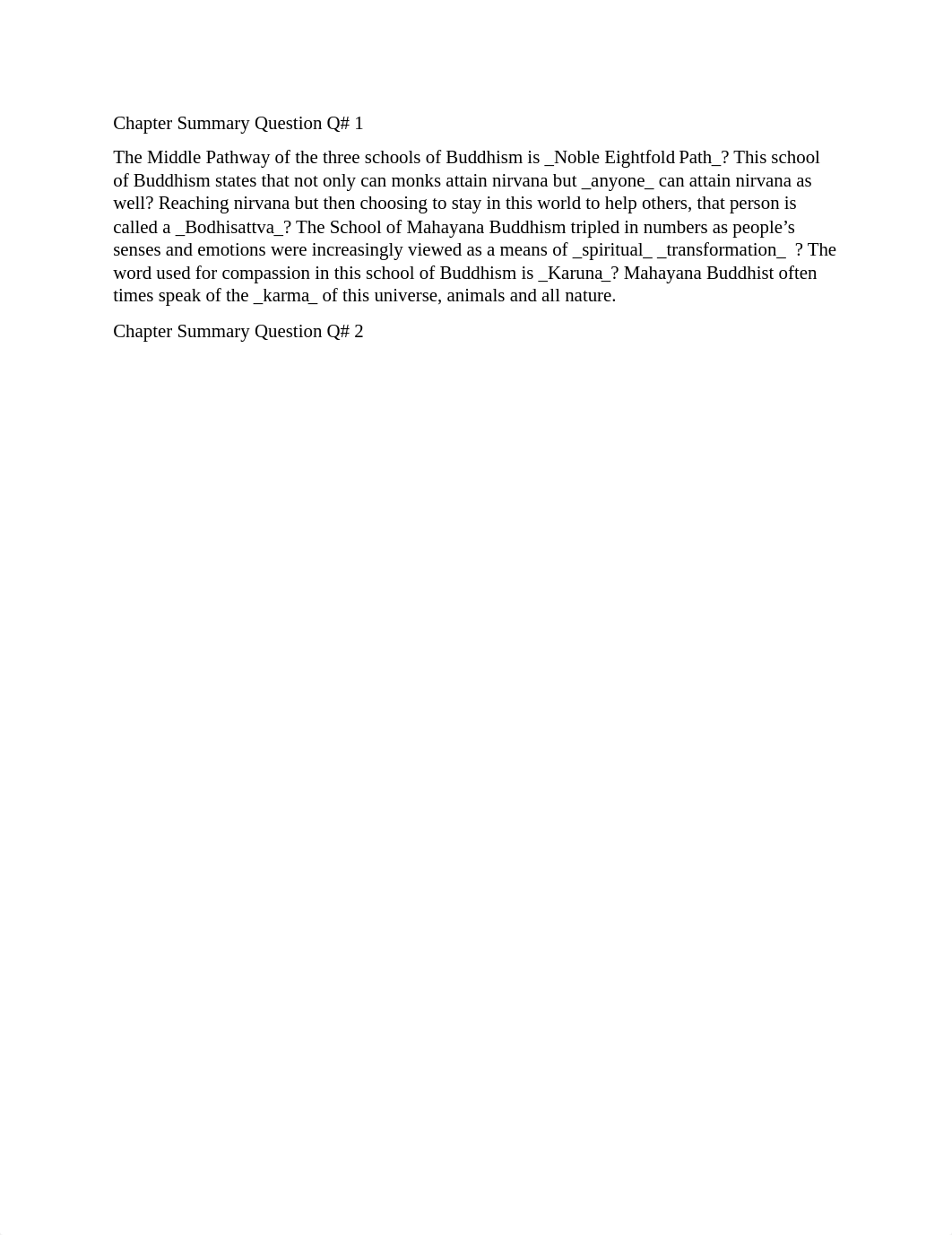 REL 130 Buddhism Chapter Summary Questions.docx_dnedzodzylq_page1