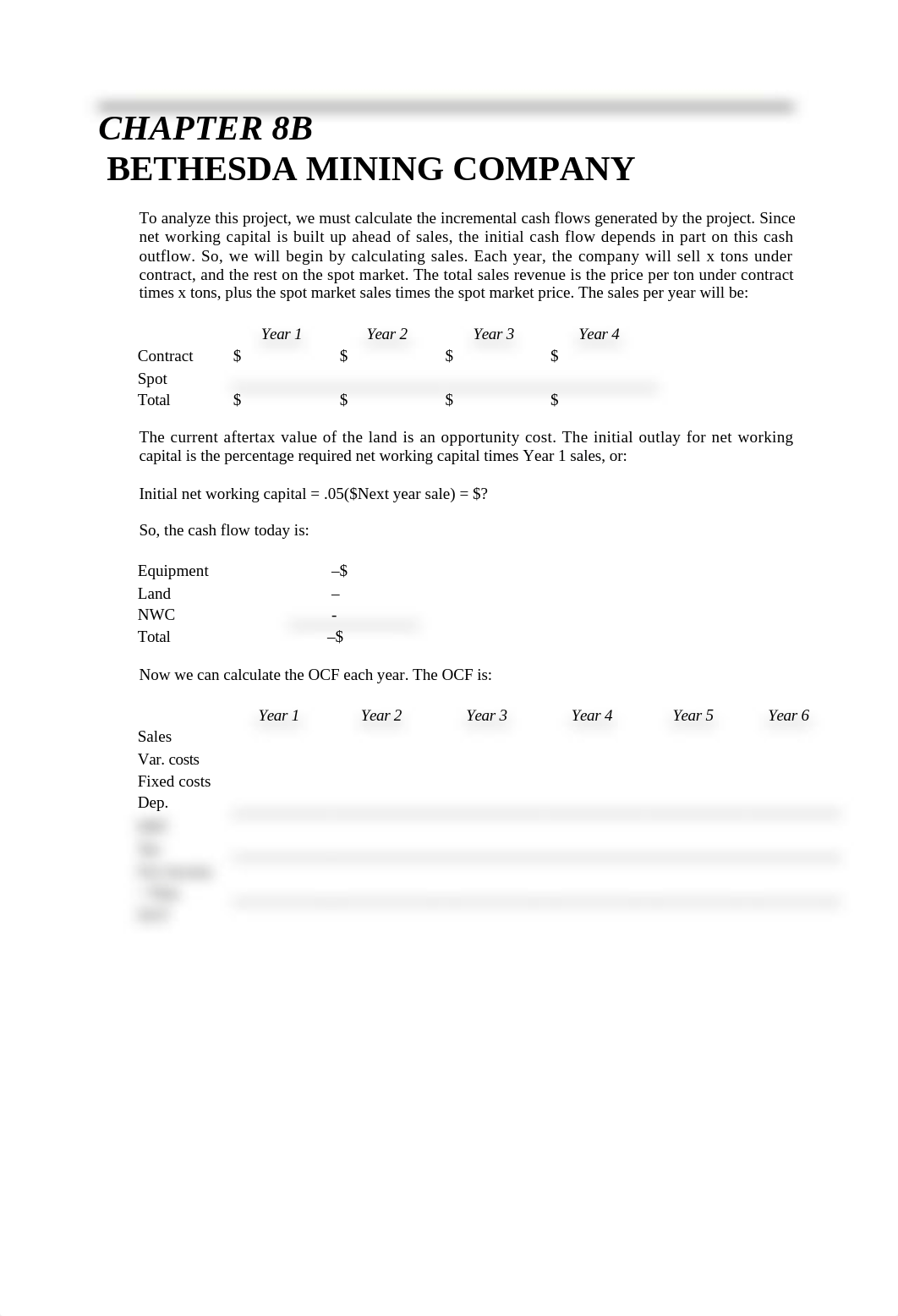 Chapter 8 Case Study Bethesda Mining Co Proforma_dnekia8hfha_page1