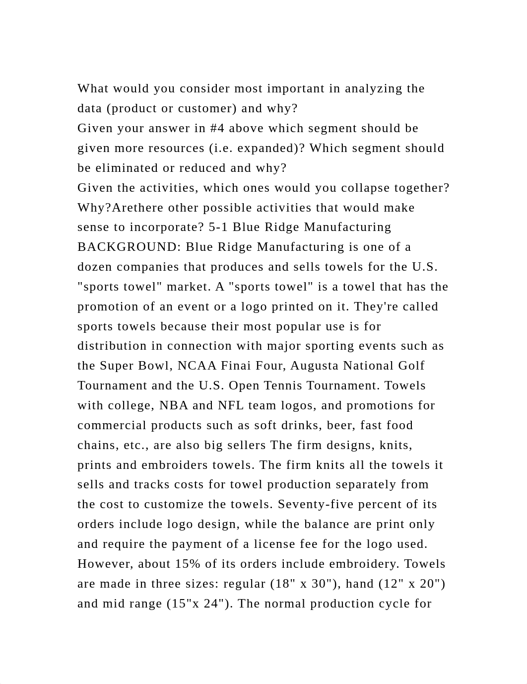 What would you consider most important in analyzing the data (produc.docx_dnekv9mjc8l_page2