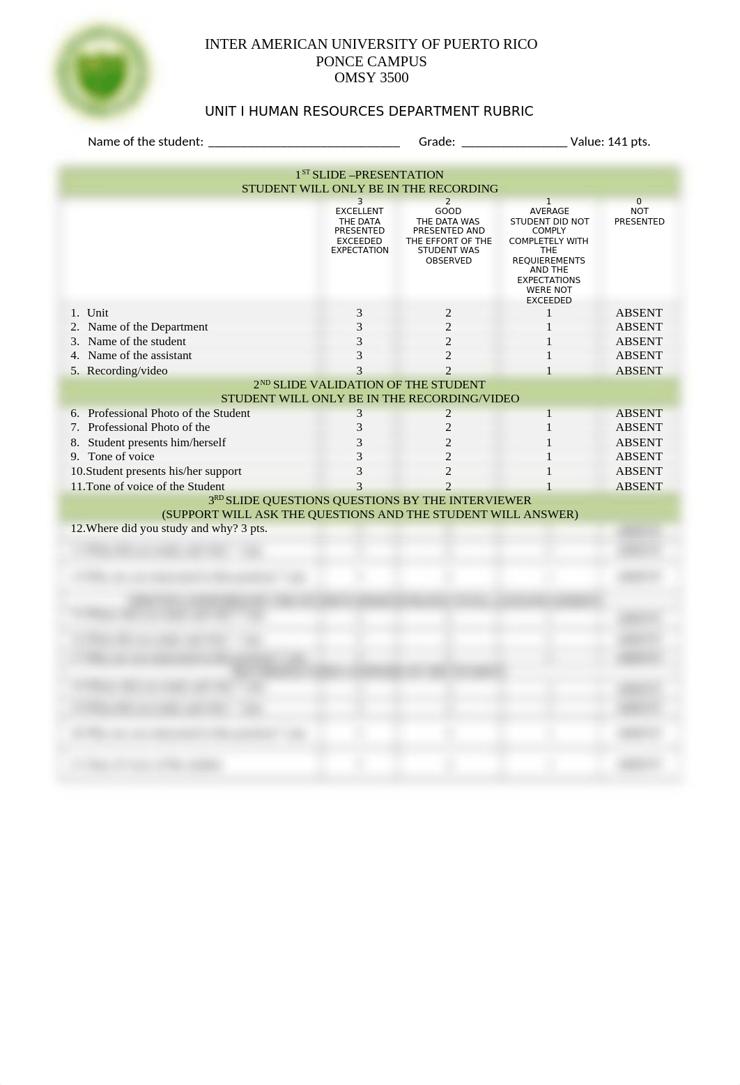 OMSY 3500 TEST UNIT I RUBRIC HUMAN RESOURCES DEPARTMENT 202210.docx_dnelya2hnmq_page1