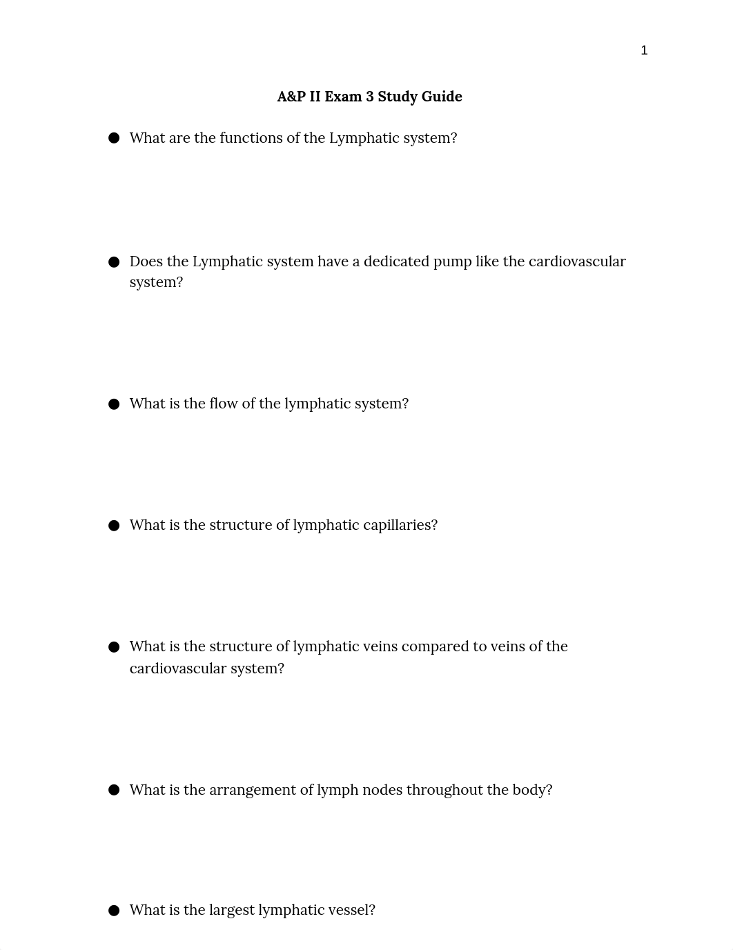 A&P II Exam 3 Study Guide_dnethrqvno0_page1