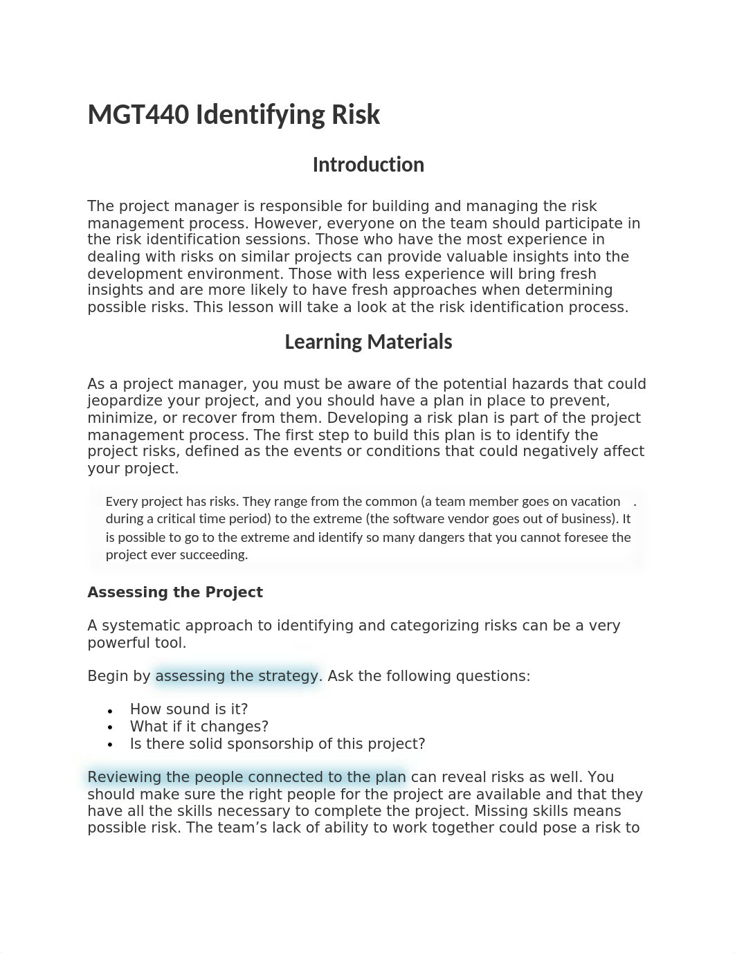 MGT440 IDENTIFYING RISK.docx_dnewm86e79j_page1