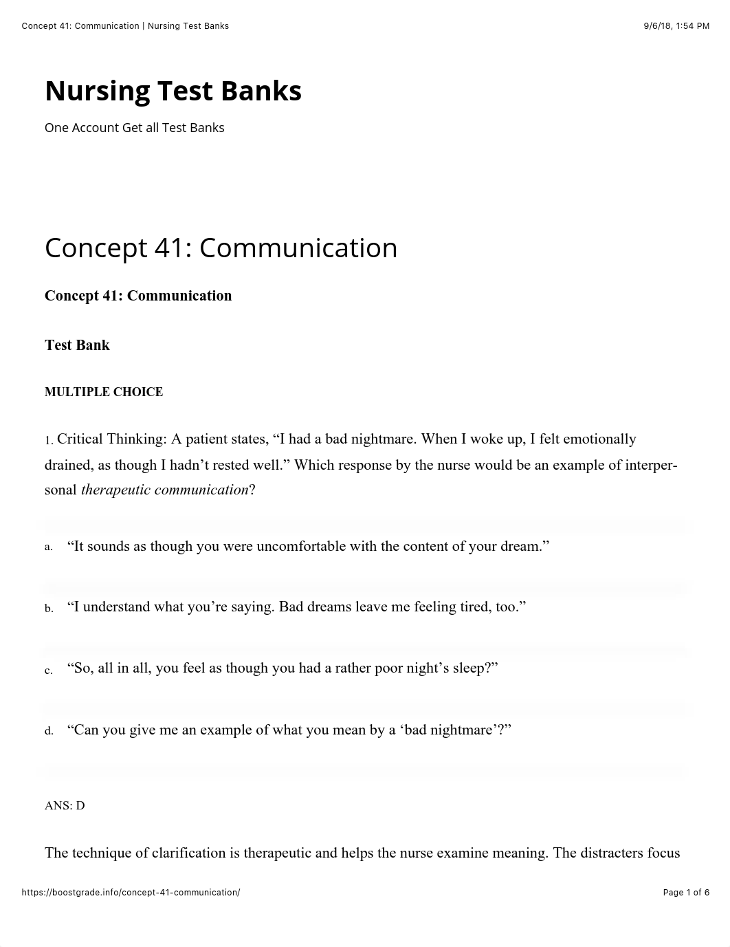 Concept 41: Communication | Nursing Test Banks.pdf_dnexwzr0hfq_page1