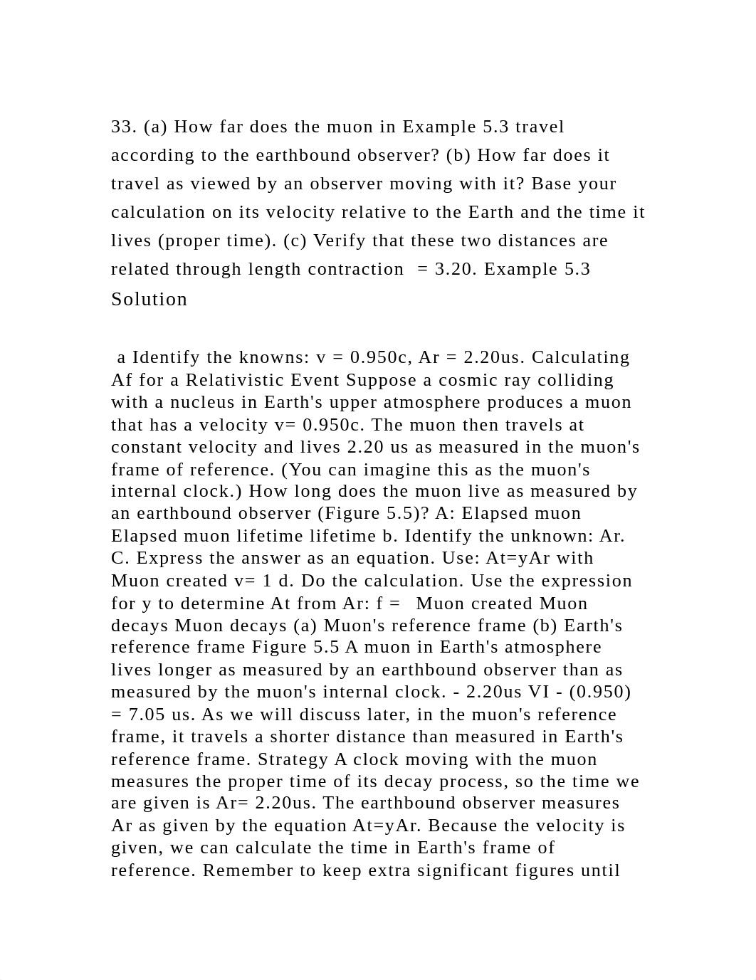 33. (a) How far does the muon in Example 5.3 travel according to the.docx_dnf1vt2zonp_page2