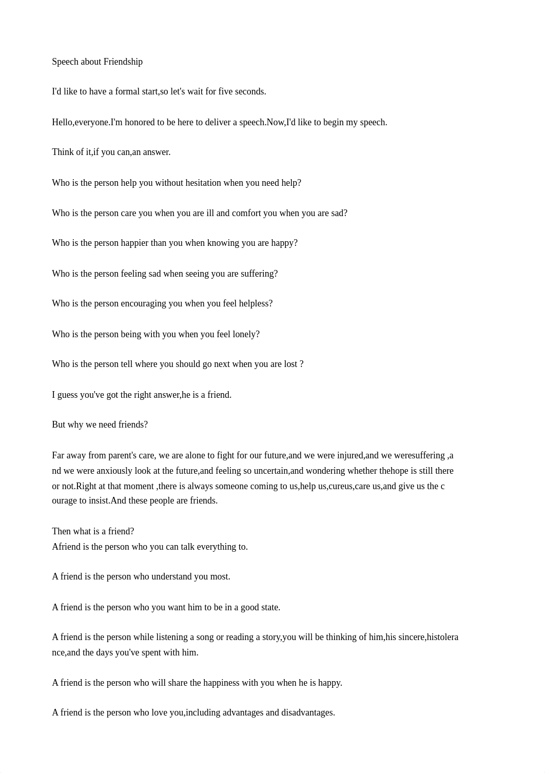 Informative Speech about Friendship.doc_dnfcnqlj7x4_page1