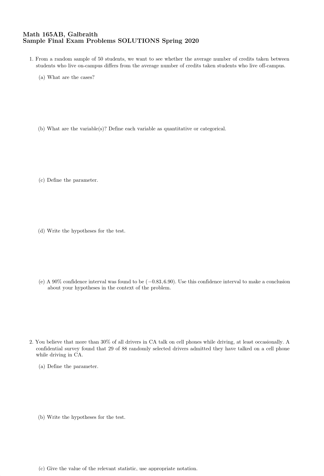 165B Practice Final Solutions.pdf_dnfijdvkbxc_page1