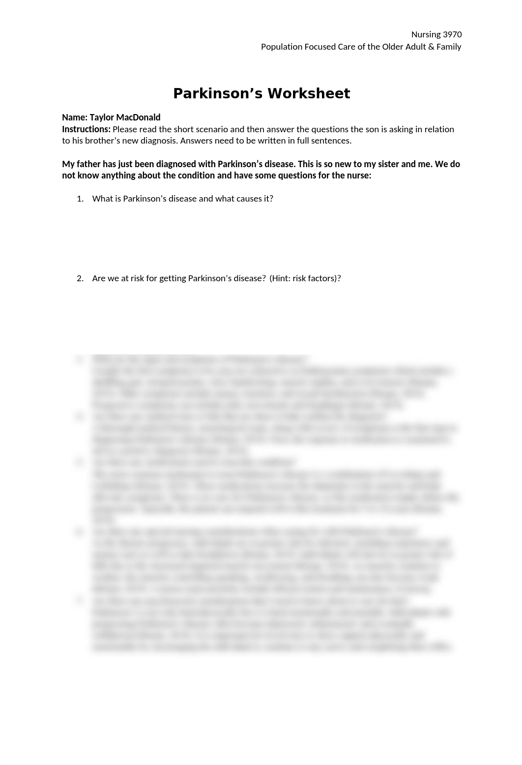 Nursing 3970 Parkinson's Disease TM.docx_dng31jp2ned_page1