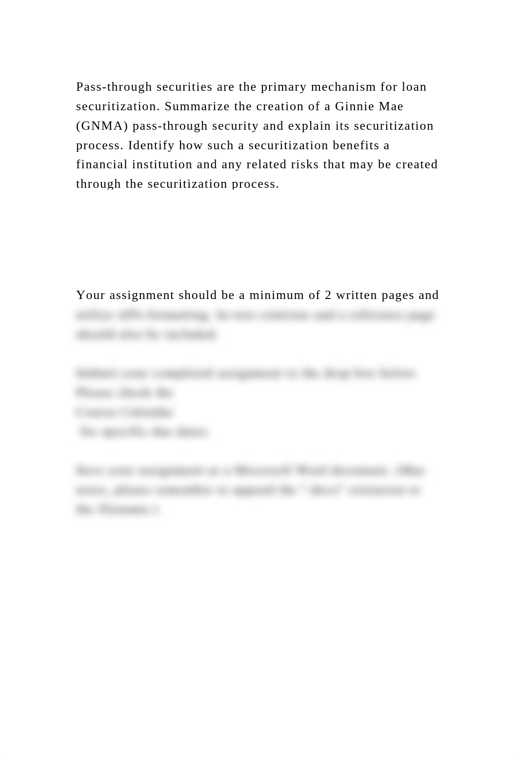 Pass-through securities are the primary mechanism for loan securitiz.docx_dngb1xecddz_page2