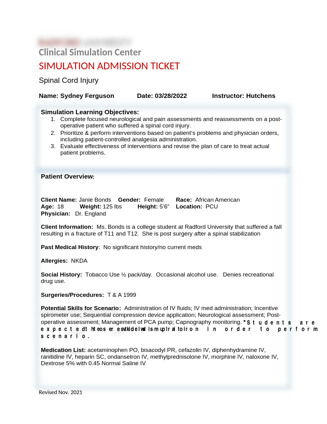 N448 Simulation Admission Ticket Spinal Injury.docx_dngbmjoukz4_page1