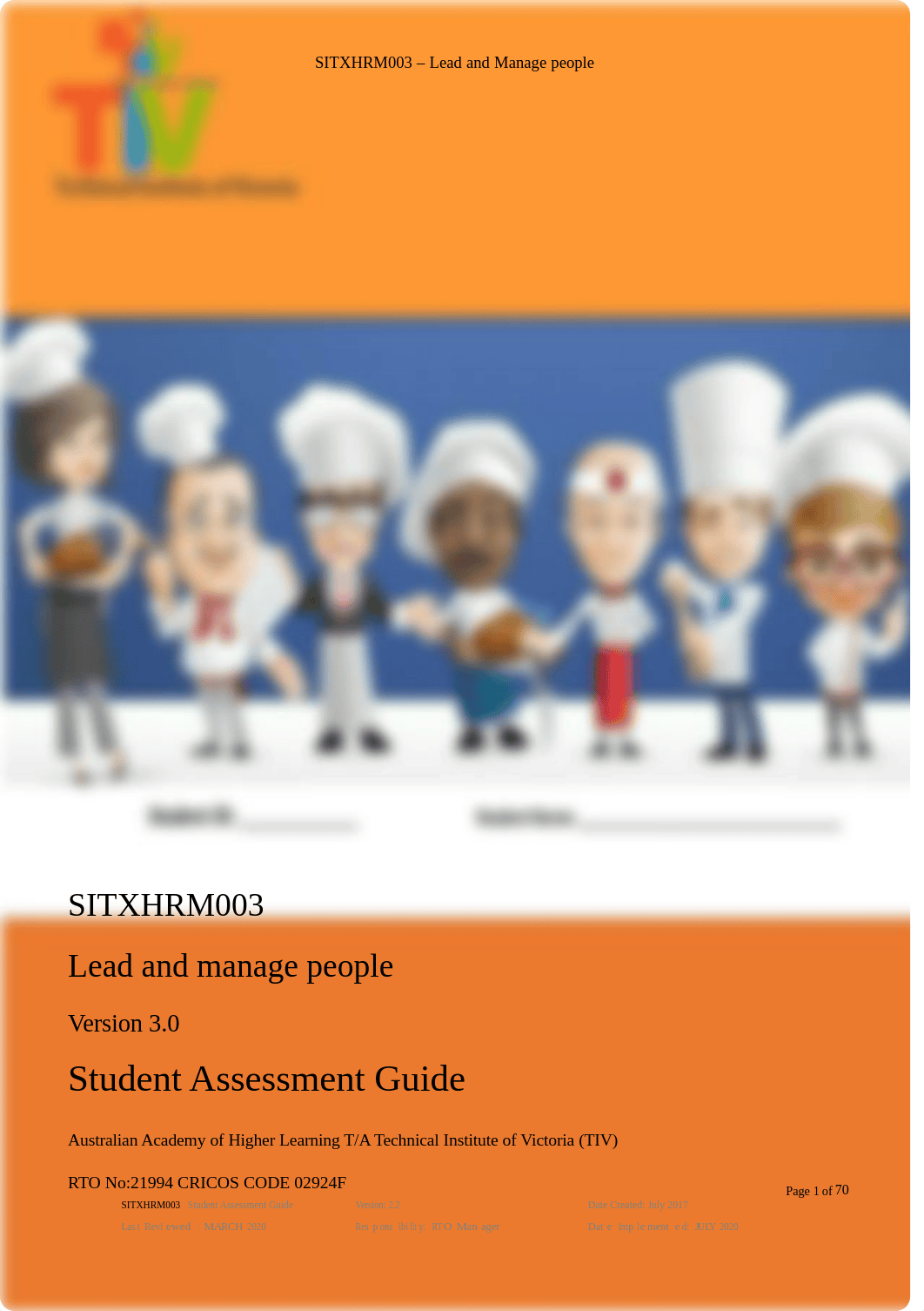 2_SITXHRM003 Lead and manage people  Student Assessment Guide (1).docx_dngqemmi5h8_page1