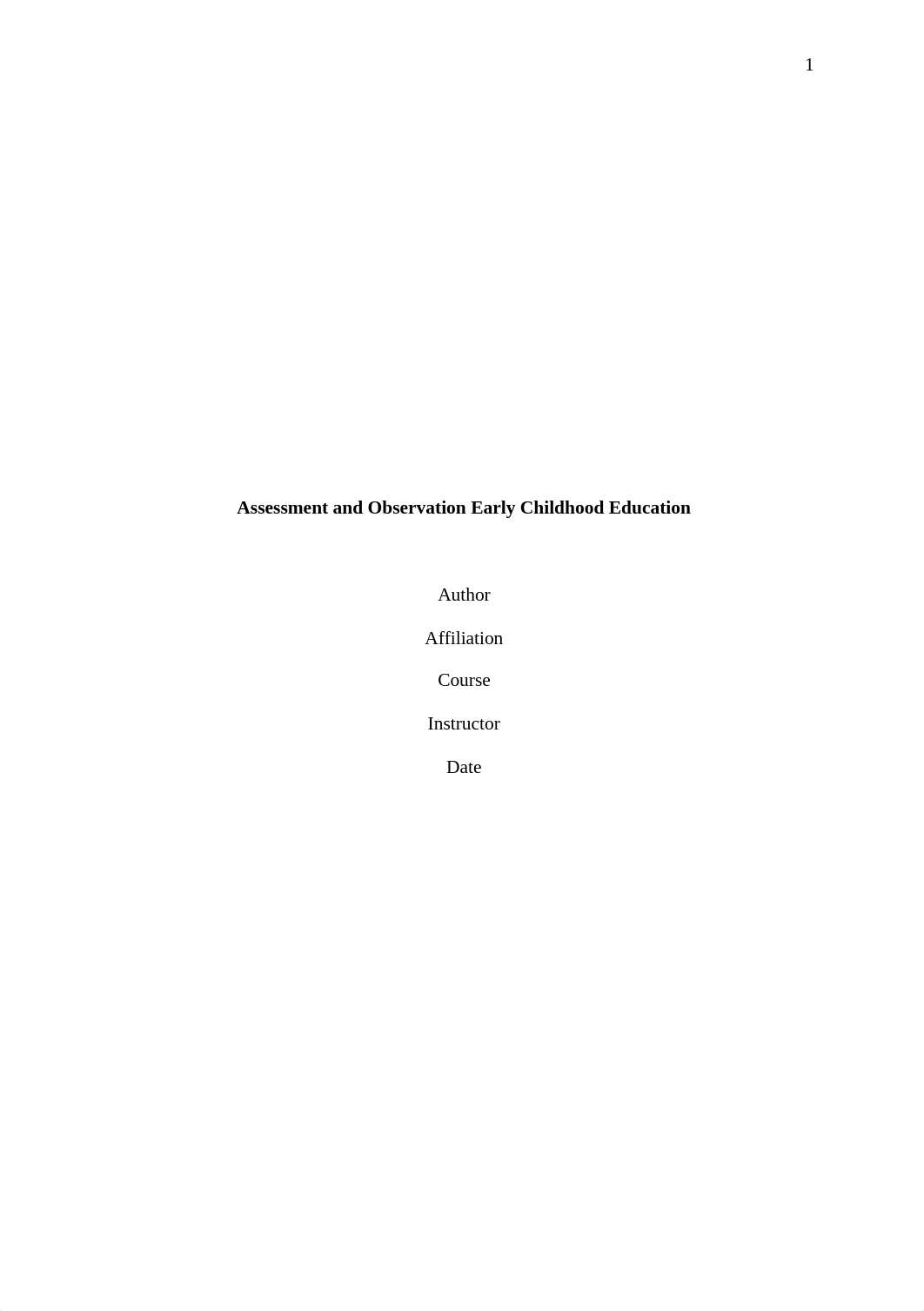 Assessment and Observation Early Childhood Education.docx_dngy3ov26dj_page1