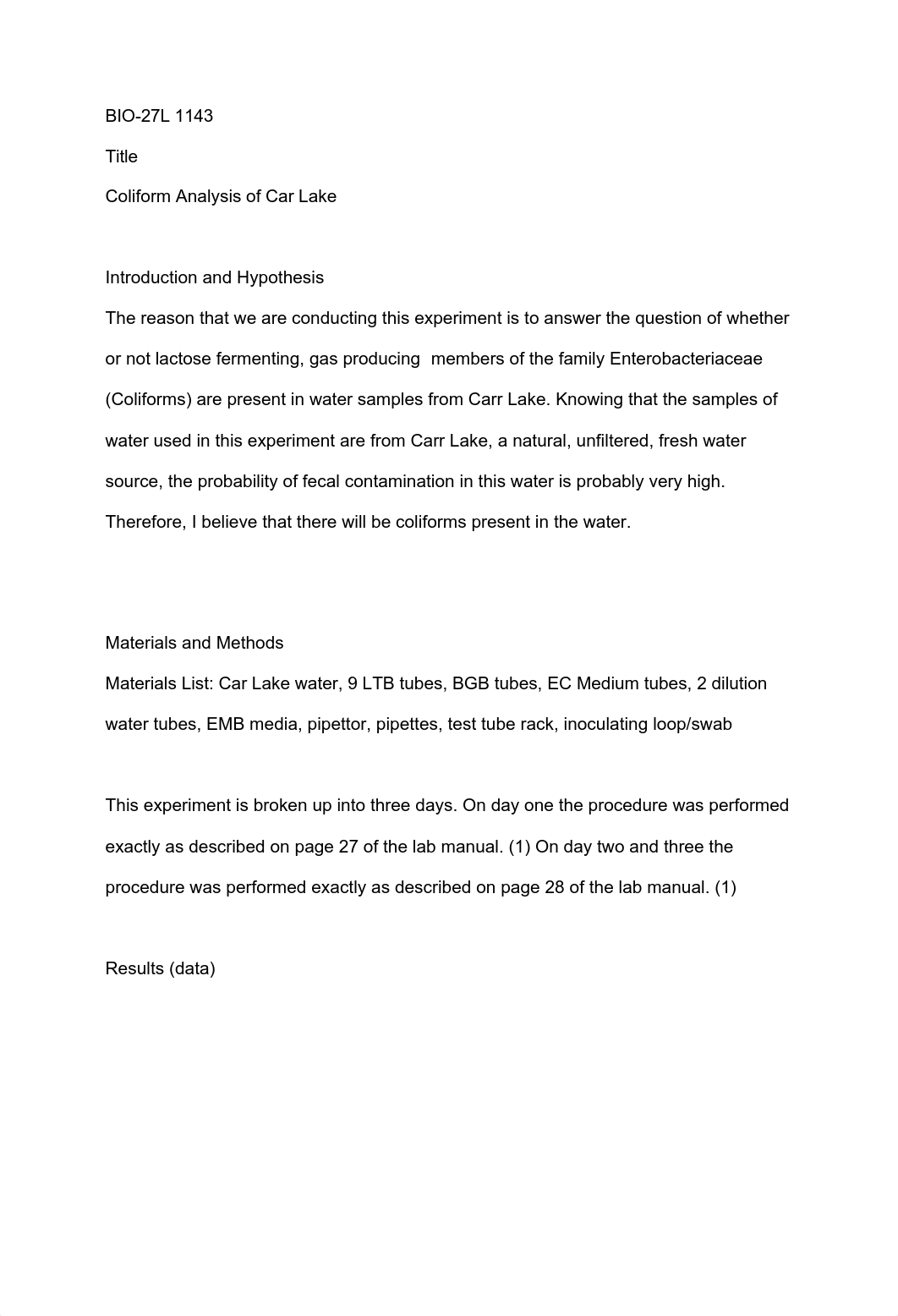 Lab Report 2_ Coliform Analysis of Water.pdf_dngz35dpygl_page1