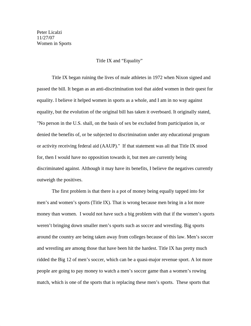 TITLE IX PAPER - sports law_dnh9xm2a3eb_page1