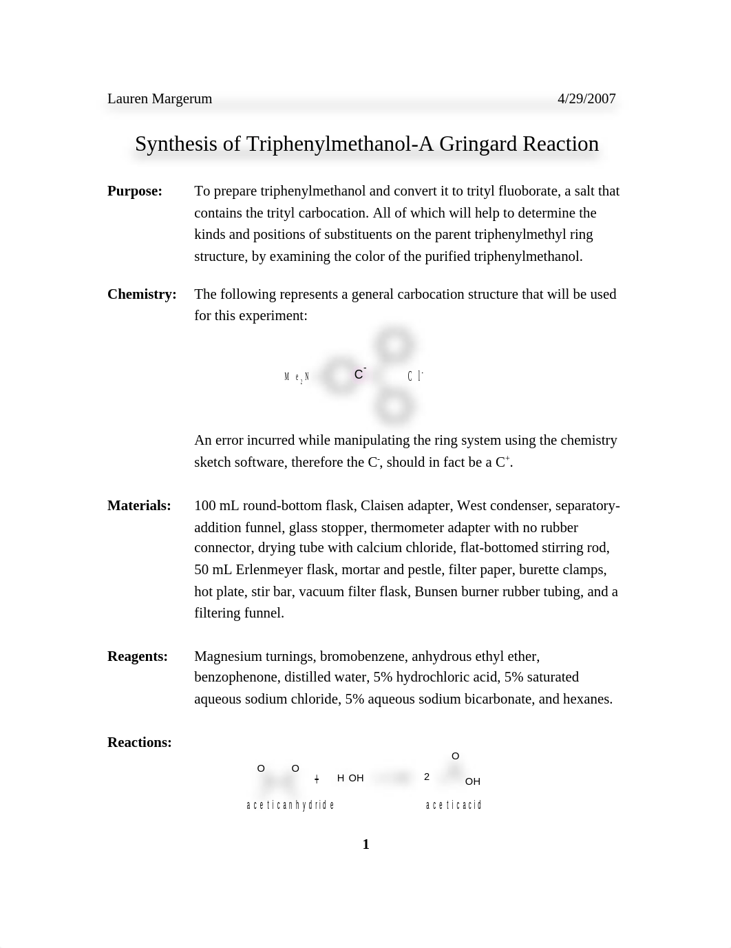 Synthesis of Triphenylmethanol-A Gringard Reaction_dnhbpatujen_page1