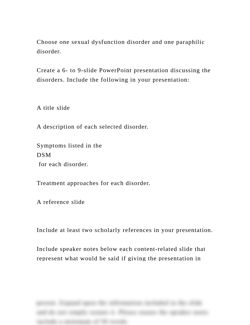 Choose one sexual dysfunction disorder and one paraphilic disorder..docx_dnhnzpac4i4_page2