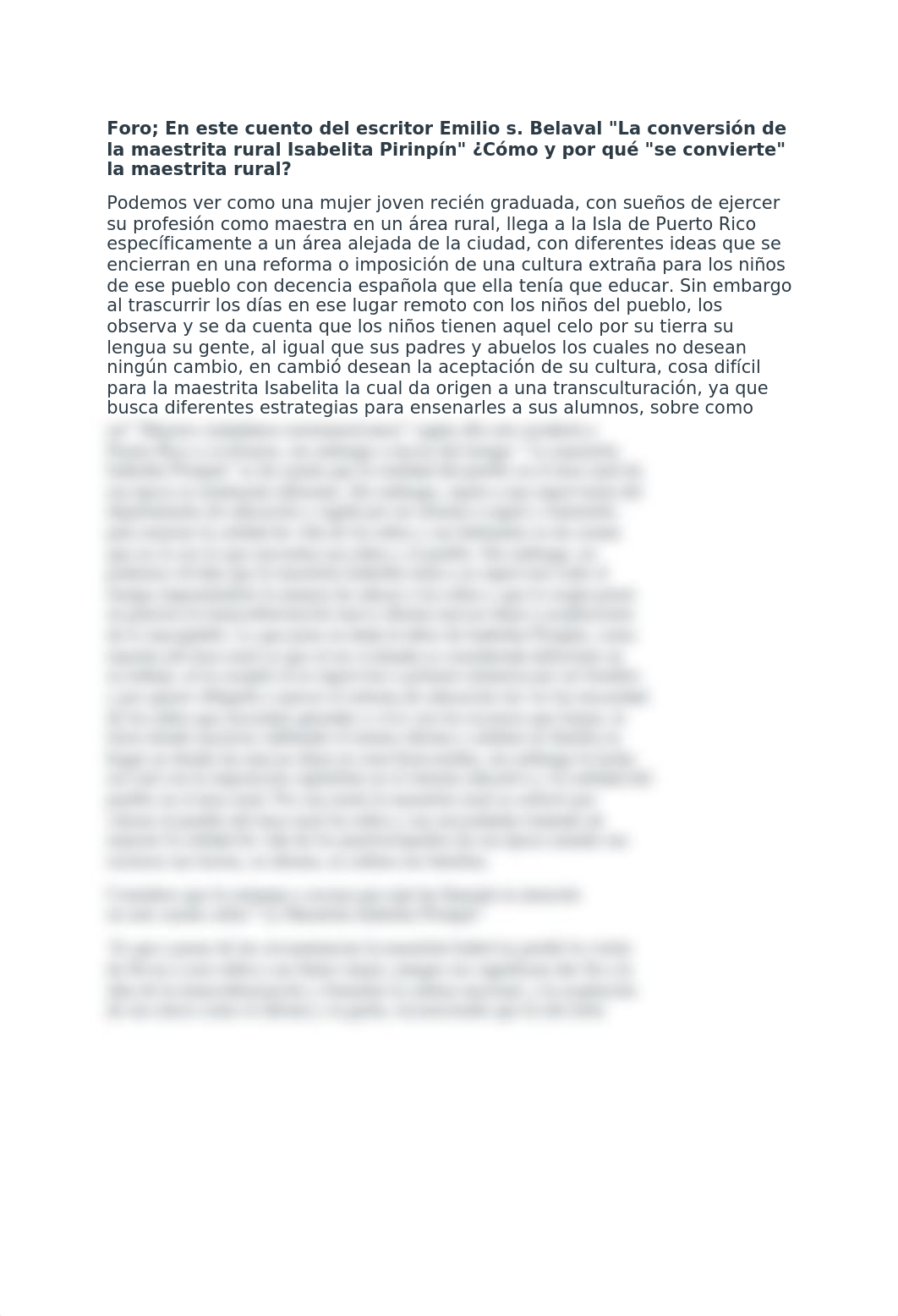 Discusión grupall - La conversión de la maestrita rural Isabelita Pirinpín- ejemplo 8.docx_dnhvzagf0dq_page1