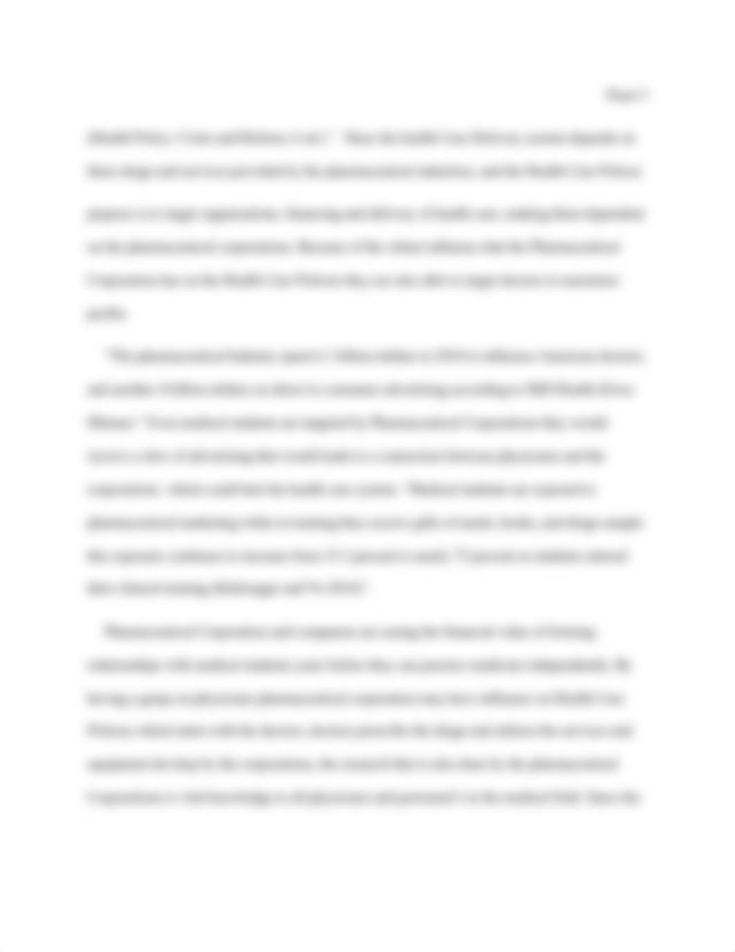 The Influence of Pharmaceutical Corporations in Health Care Policies.docx_dni2bl3bw4k_page3