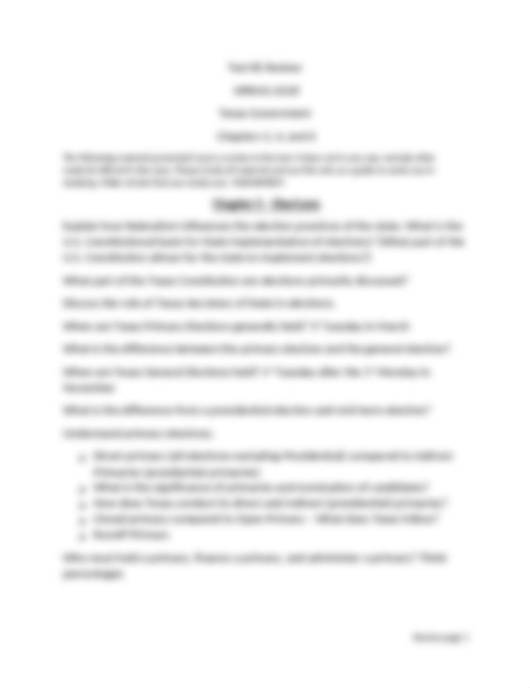 TEXAS GOVT 2306 SPRING 2018 TEST REVIEW 2 ELECTIONS%2C PARTIES%2C AND INTEREST GROUPS 5%2C4%2C AND 6_dni9omy2zst_page1