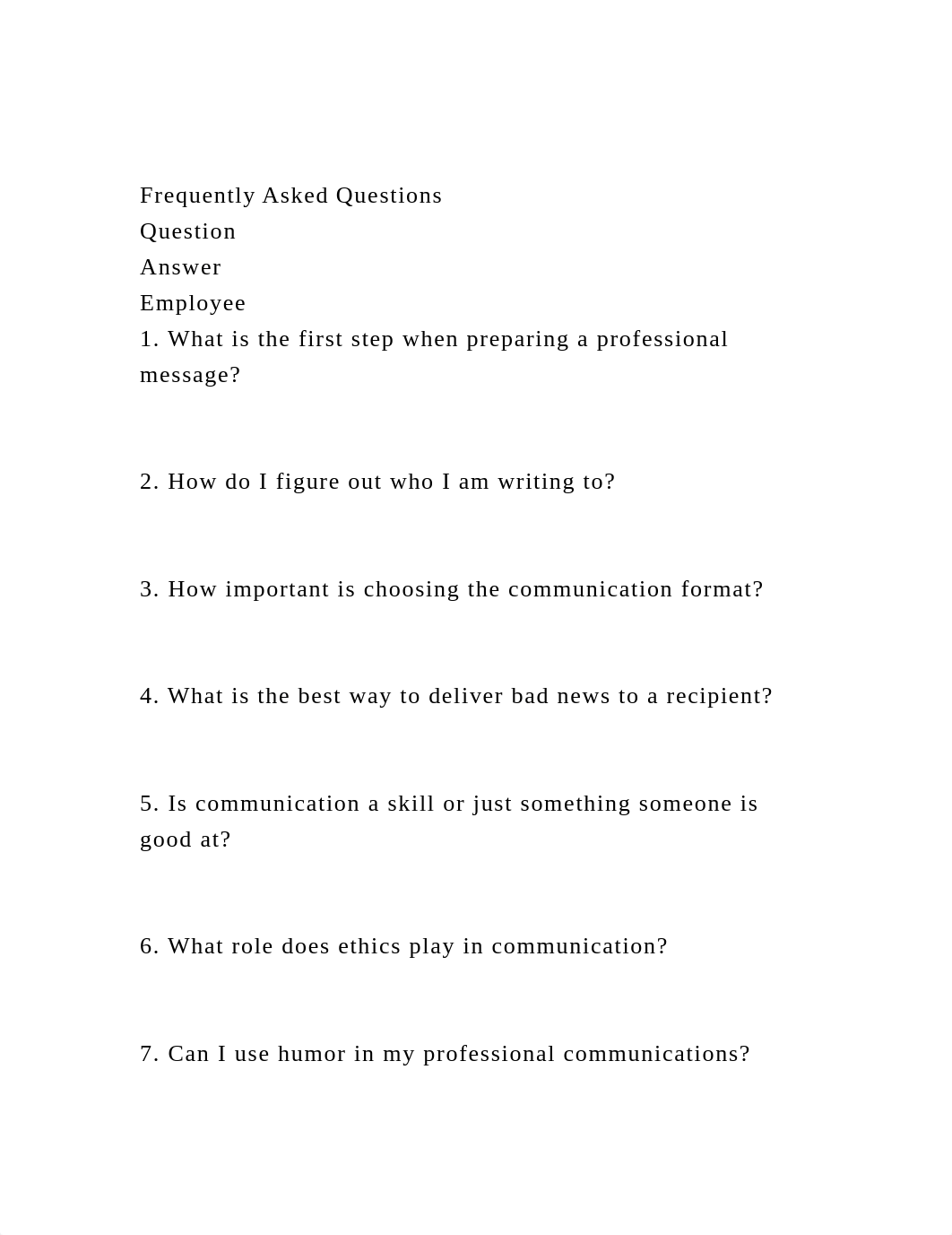 Frequently Asked QuestionsQuestionAnswerEmployee1. What is.docx_dnioug5p0cs_page2